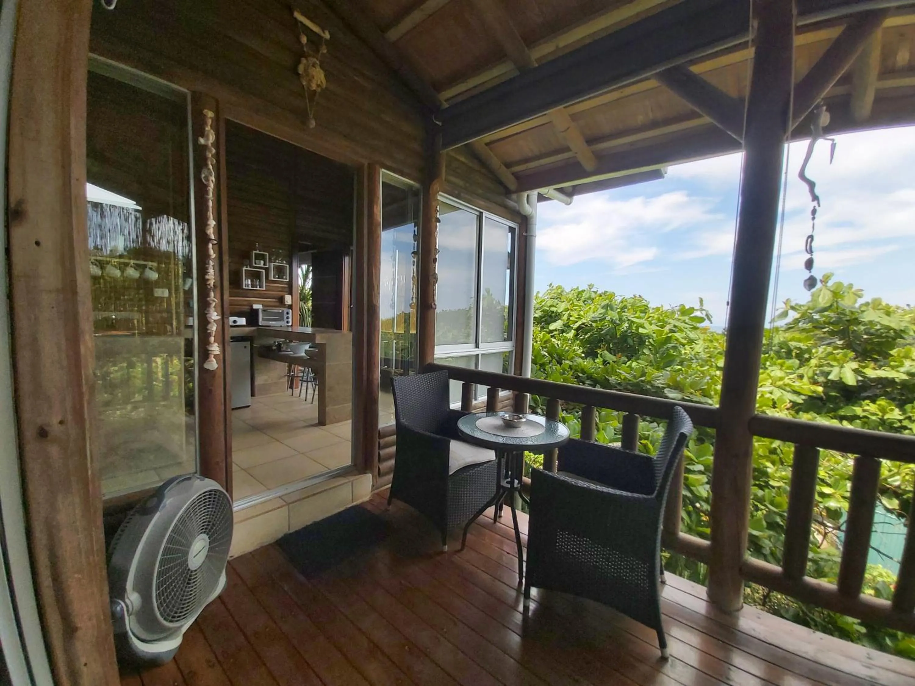 Balcony/Terrace in Horizon Hotel & Yoga center
