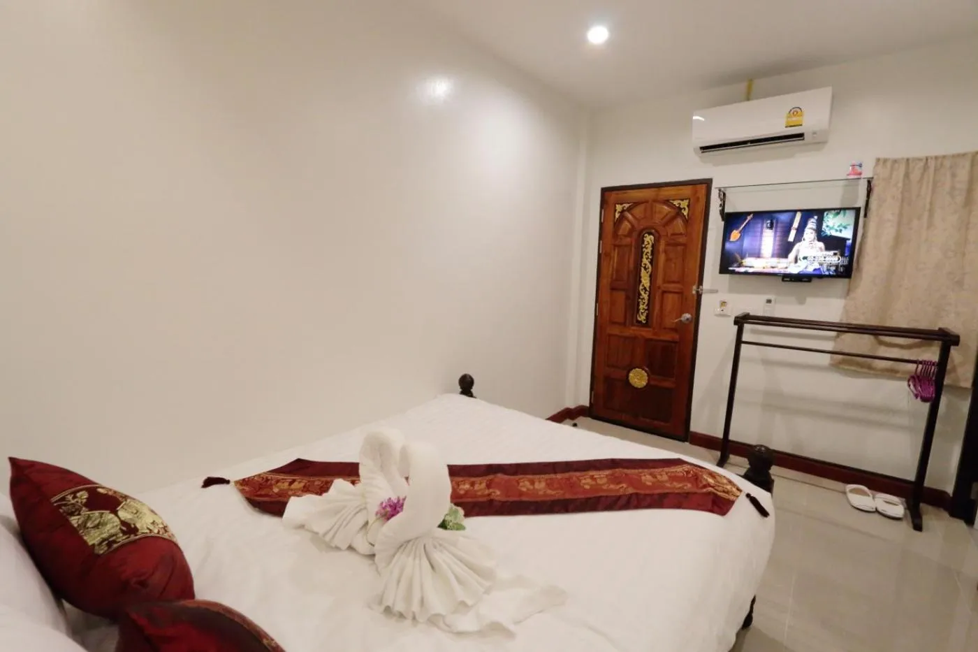 Decorative detail, Bed in BS Airport at Phuket