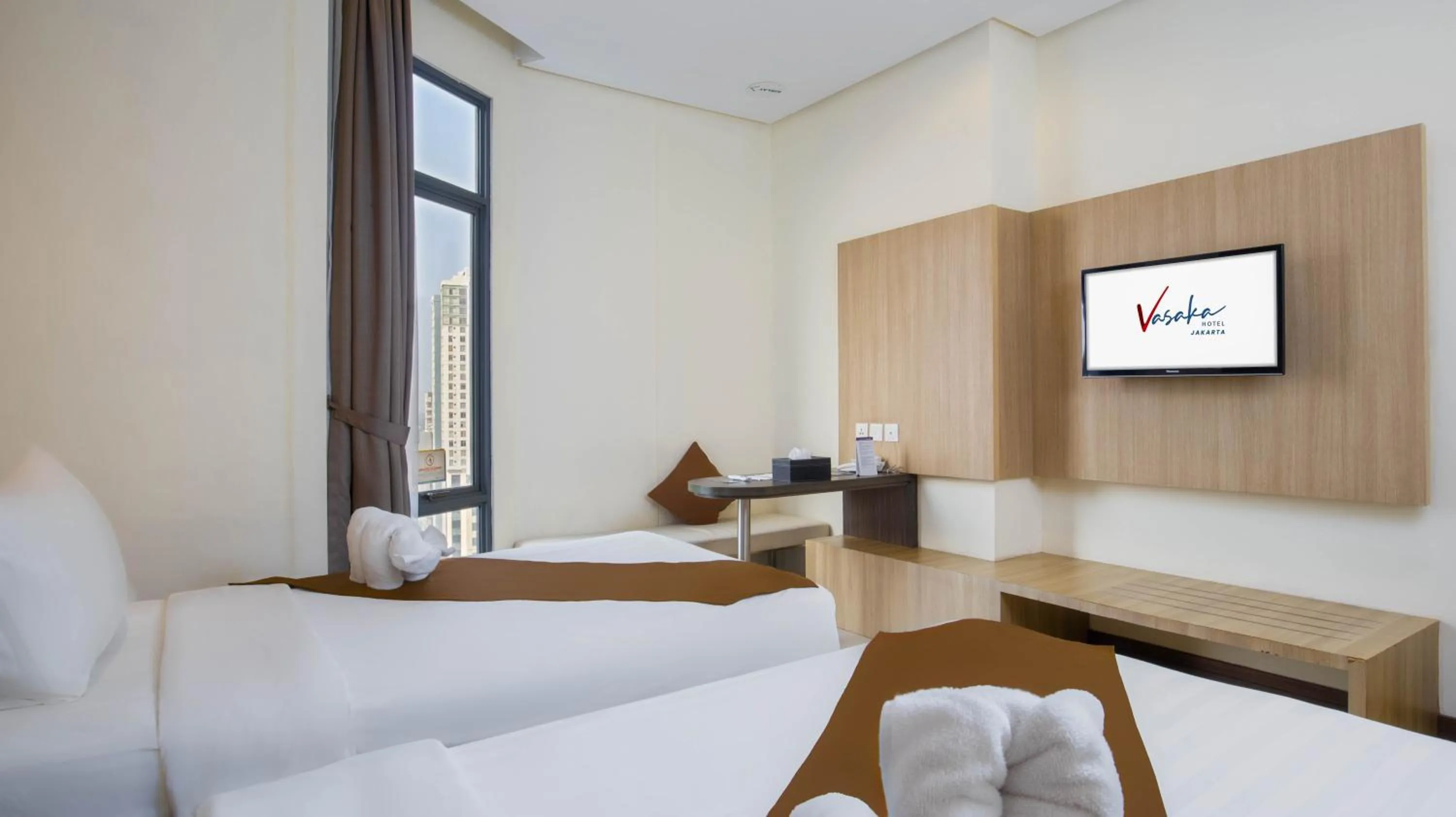 Bedroom, Bed in Vasaka Hotel Jakarta Managed by Dafam