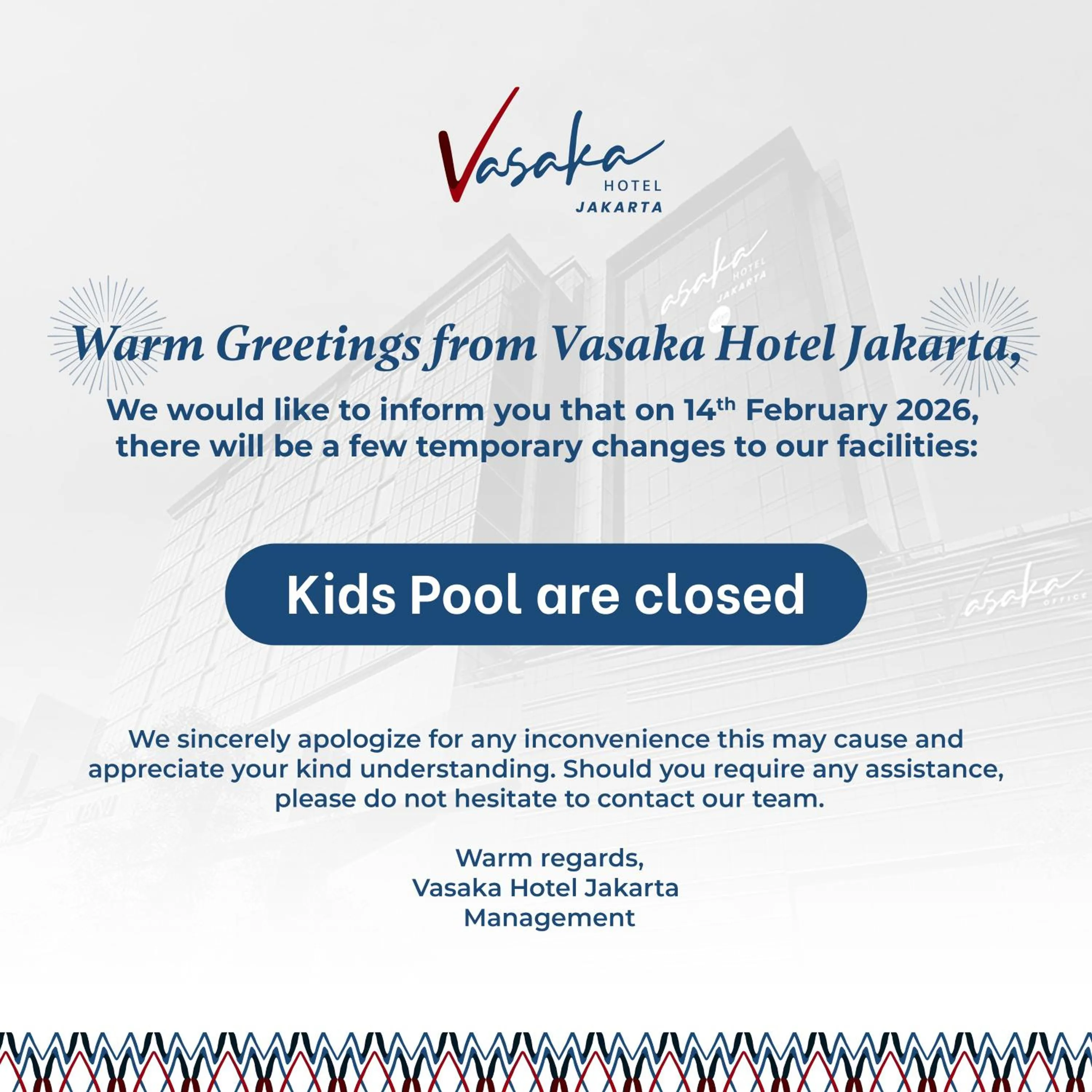 Vasaka Hotel Jakarta Managed by Dafam