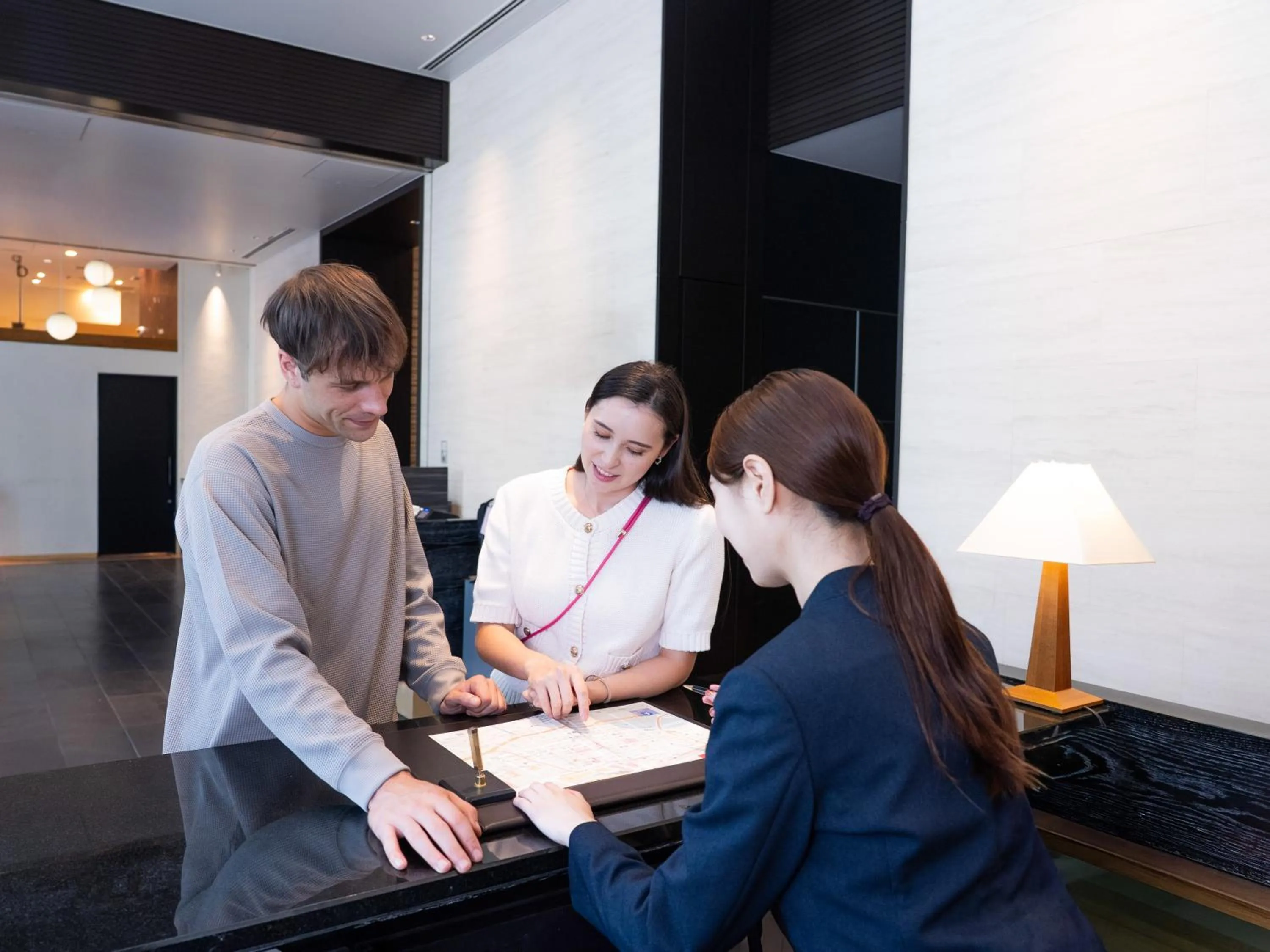 People in Tokyu Stay Ginza