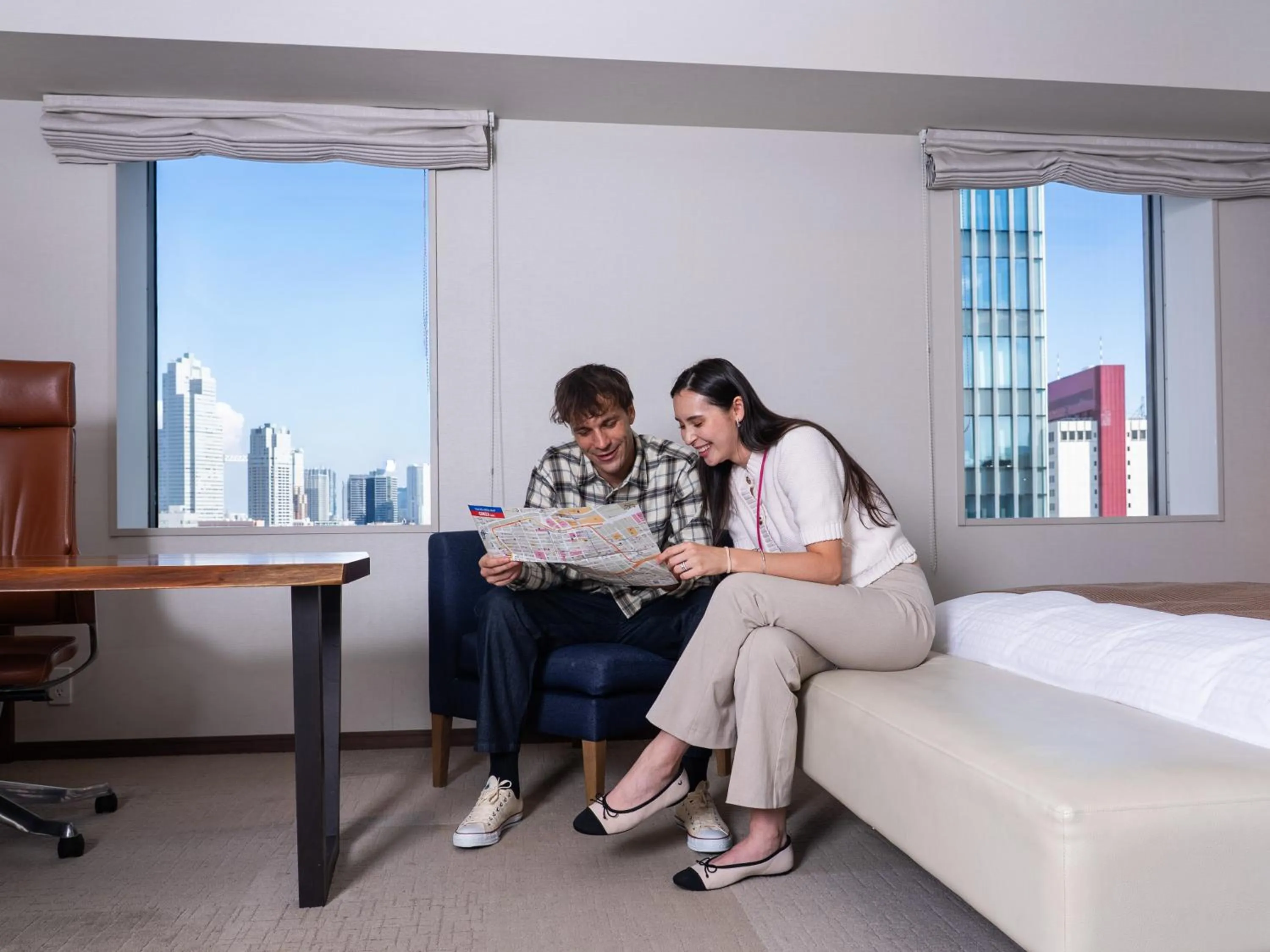 People in Tokyu Stay Ginza