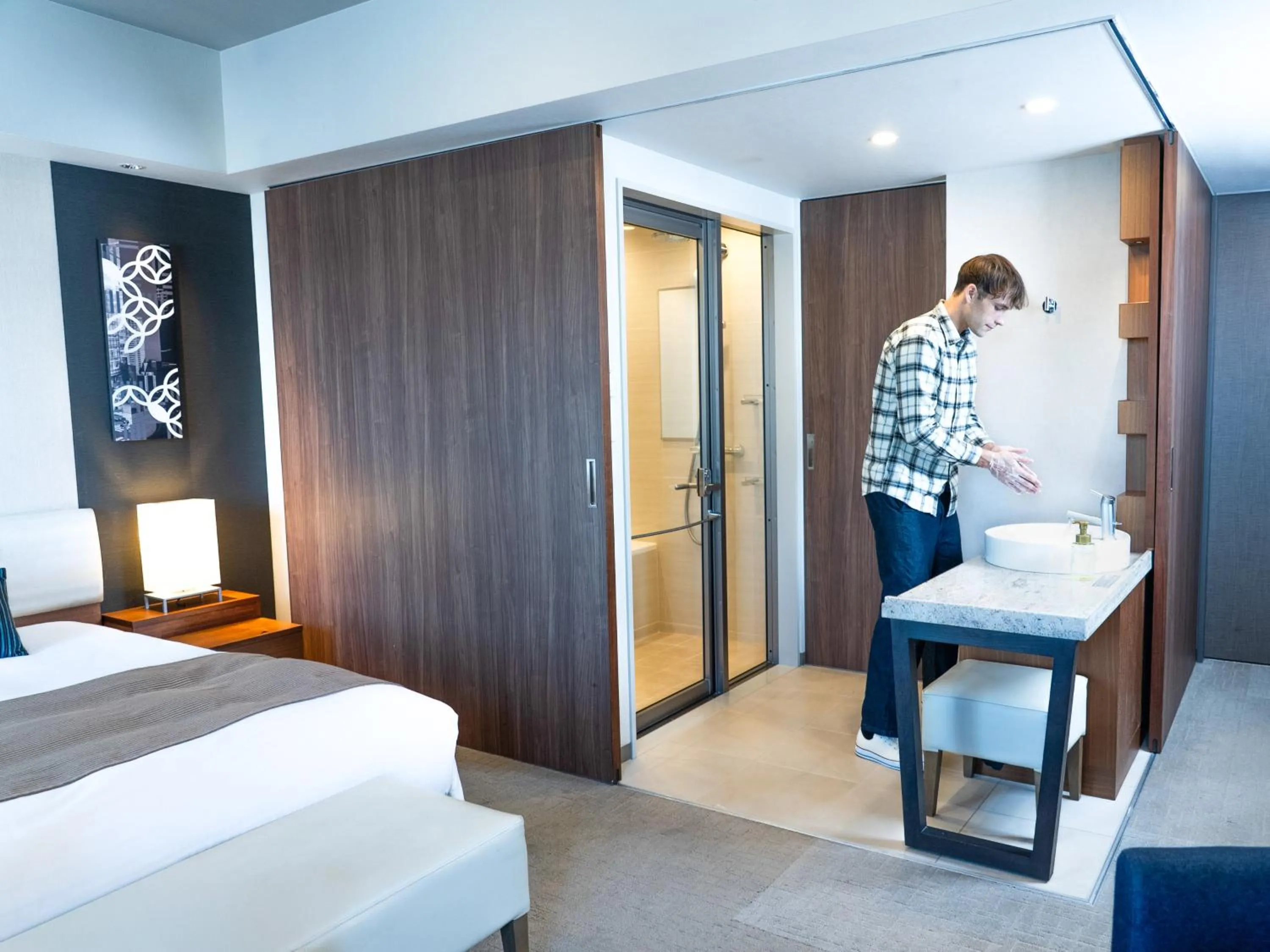 People, Bed in Tokyu Stay Ginza