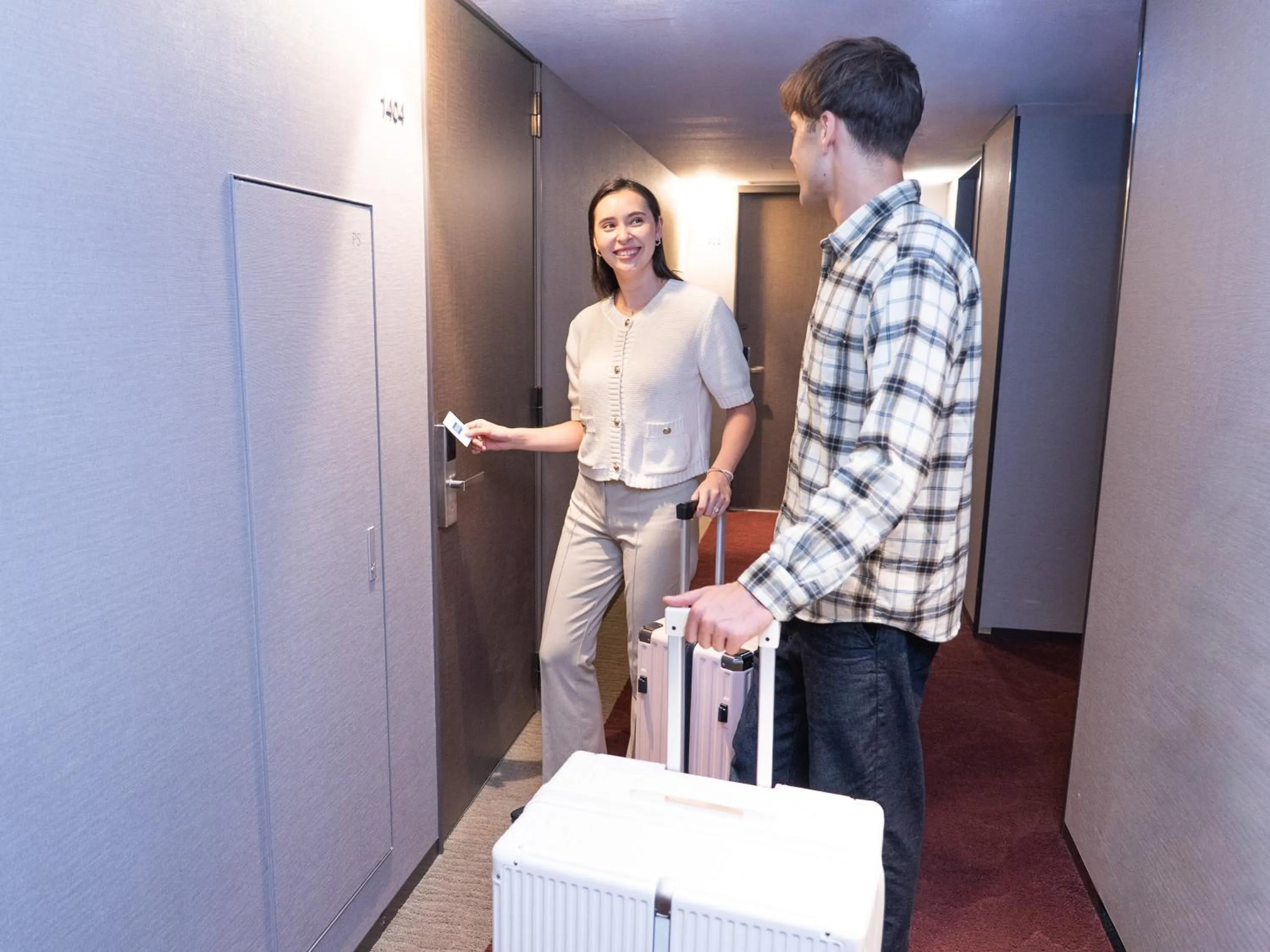 People in Tokyu Stay Ginza