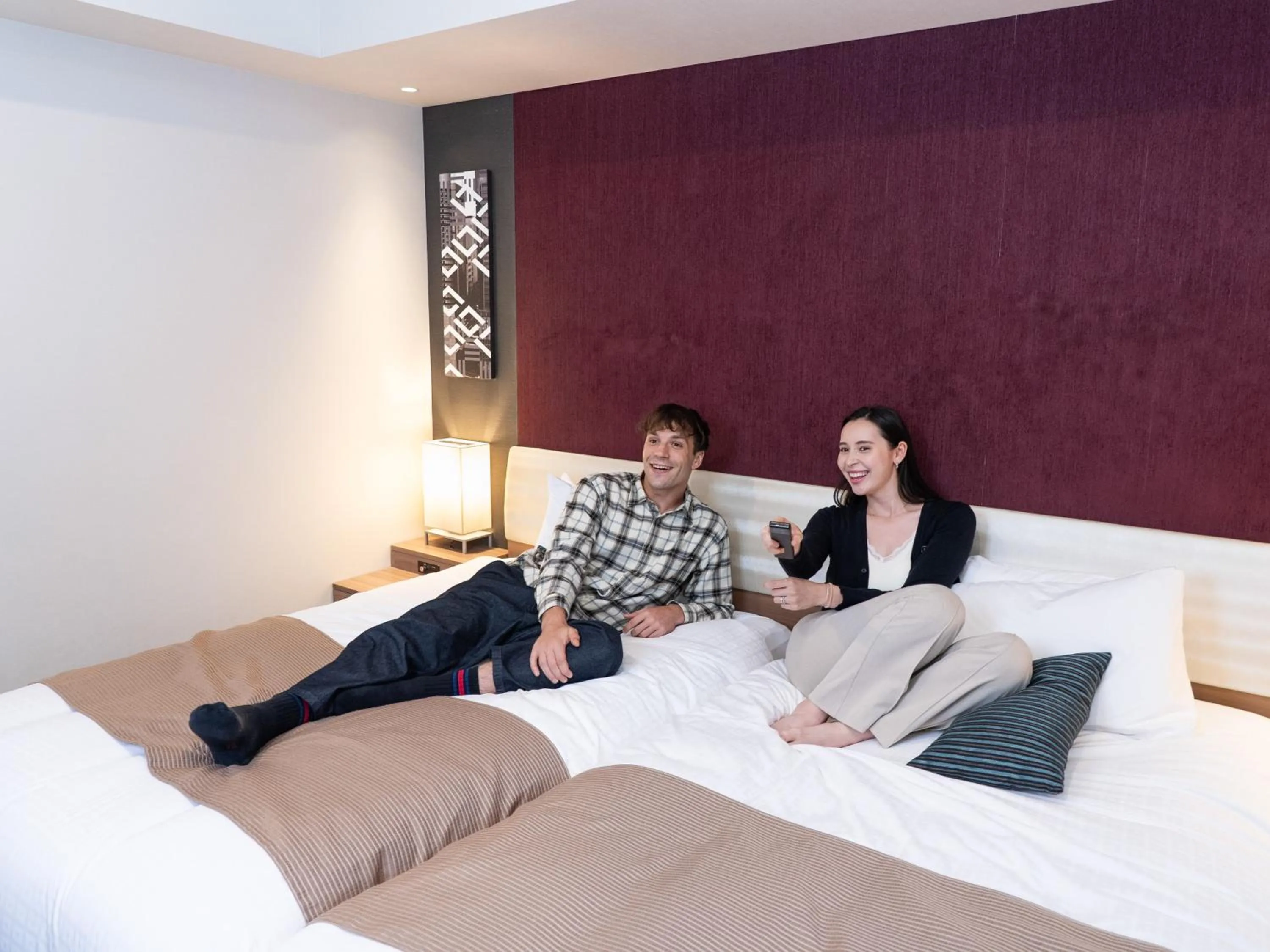 People, Bed in Tokyu Stay Ginza