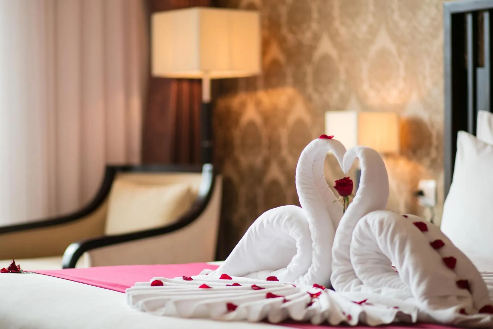 Bed in Swiss-Belresort Tuyen Lam