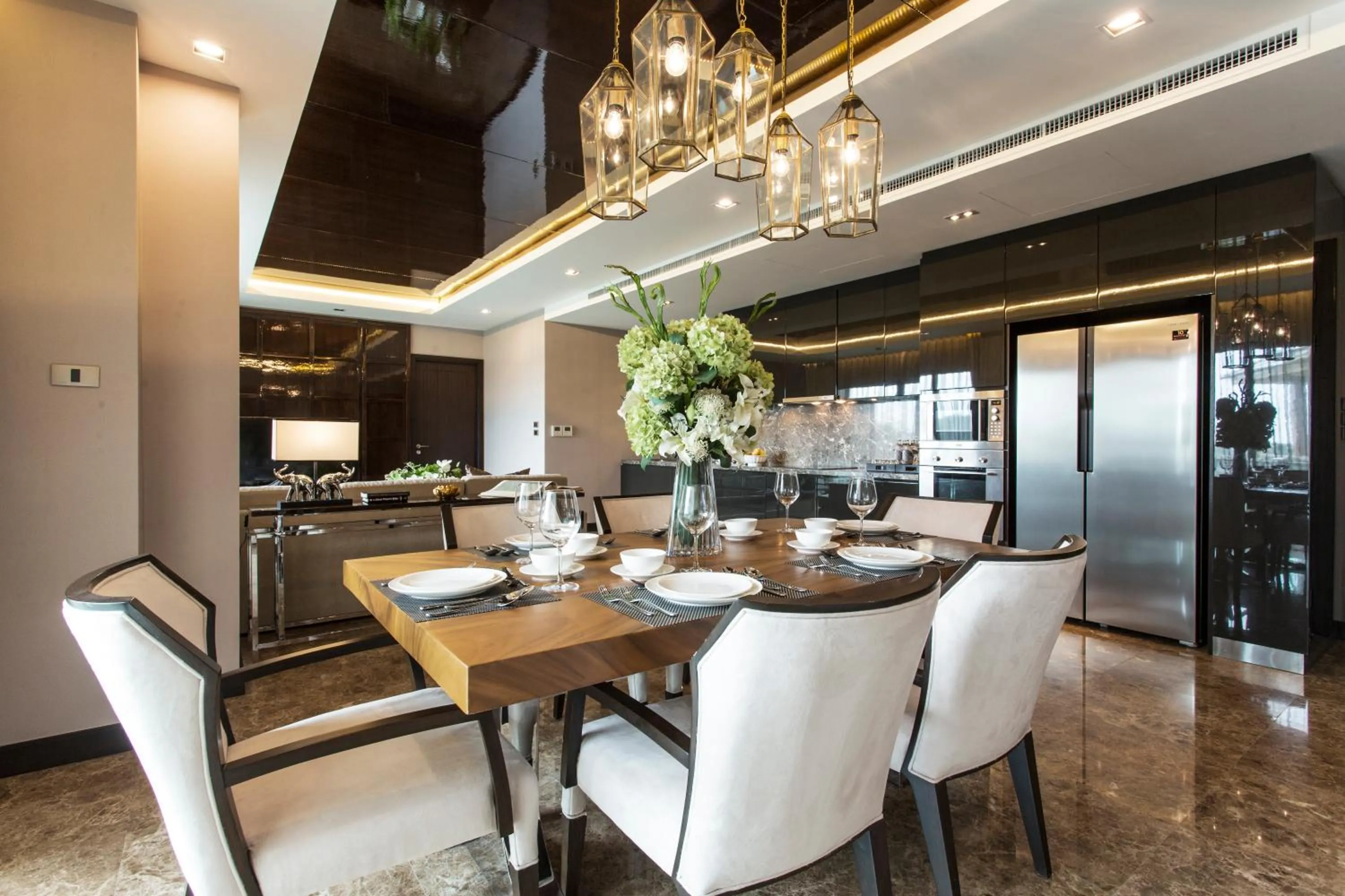 Dining area in The Chiang Mai Riverside