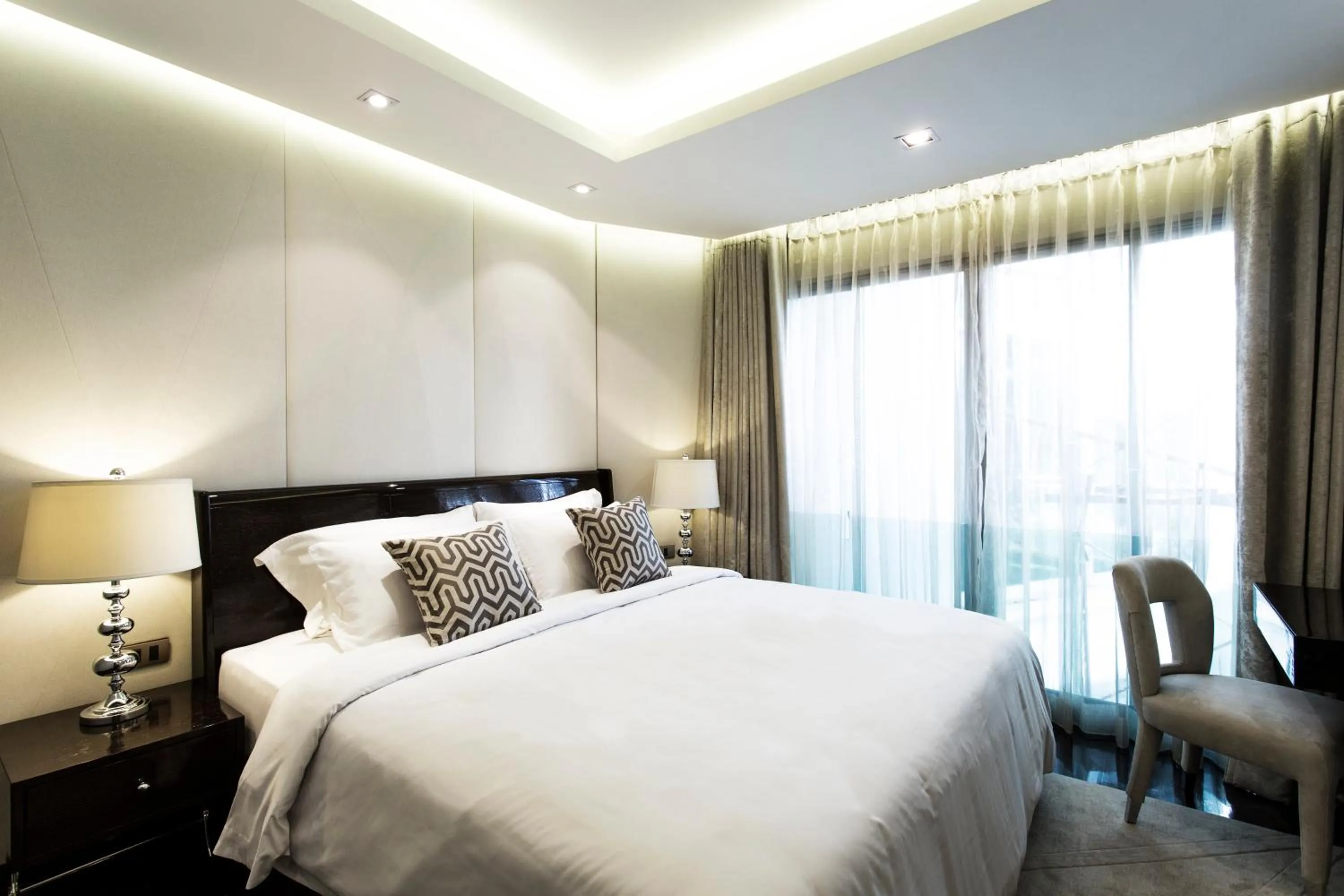 Bed in The Chiang Mai Riverside