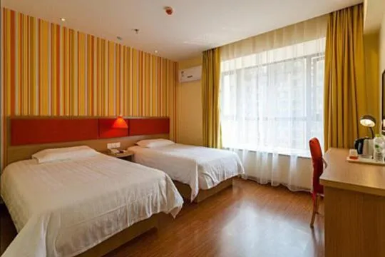 Bed in Home Inn Shanghai Nicheng Lingang Facility Industrial Park