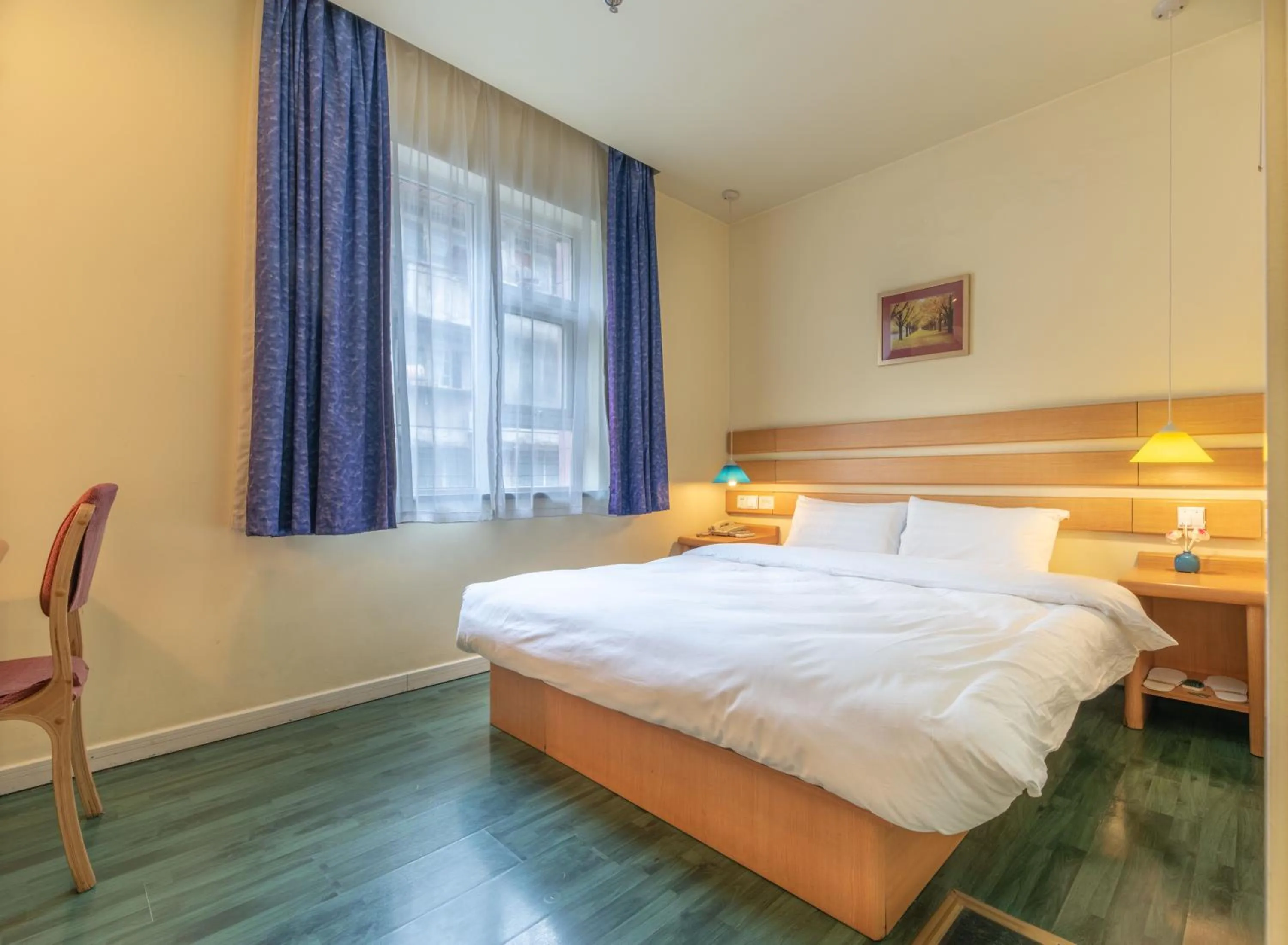 Bed in Home Inn Chongqing Jiangbei Airport Shuangfeng Road