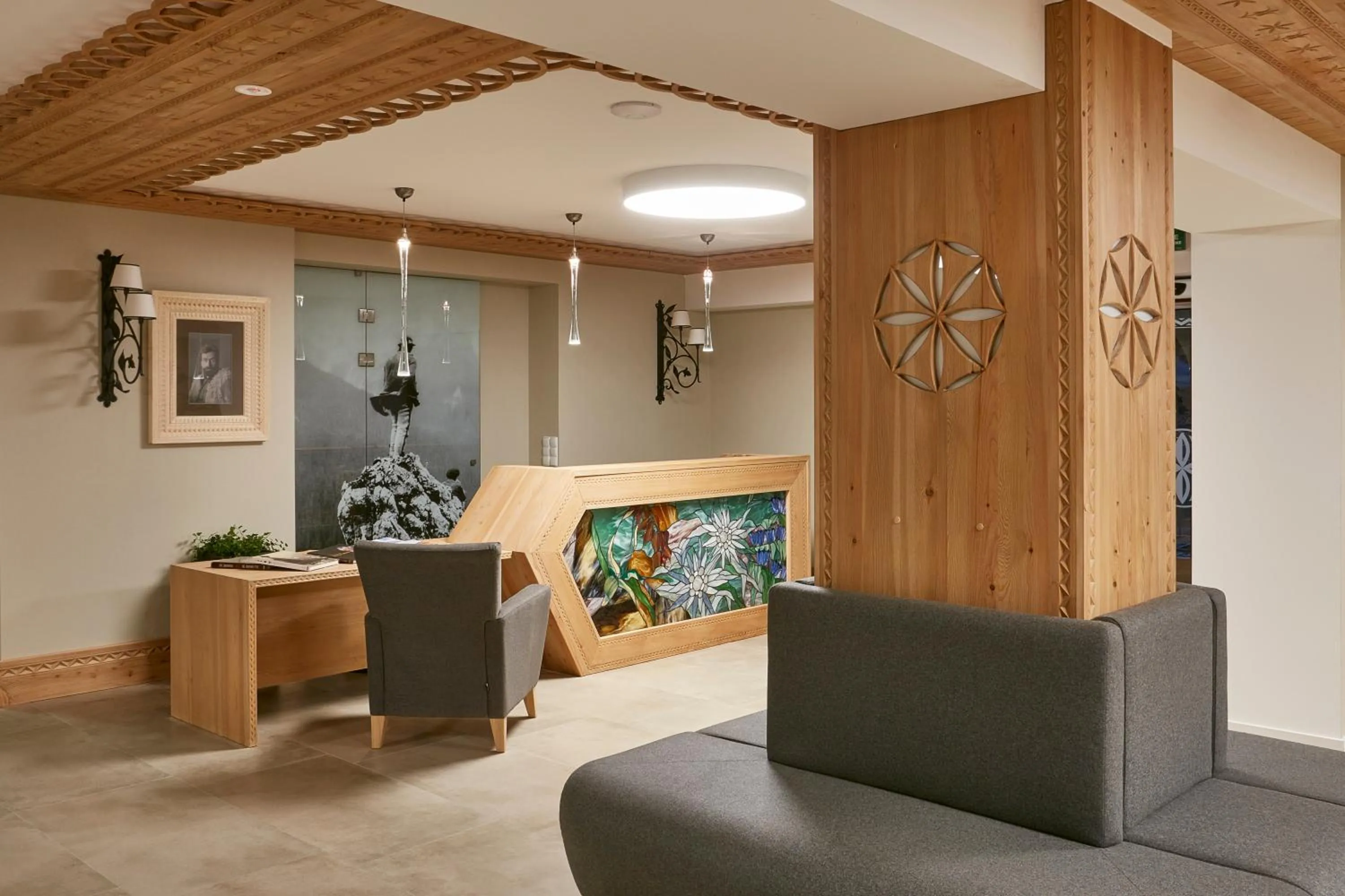 Lobby or reception in Hotel Logos