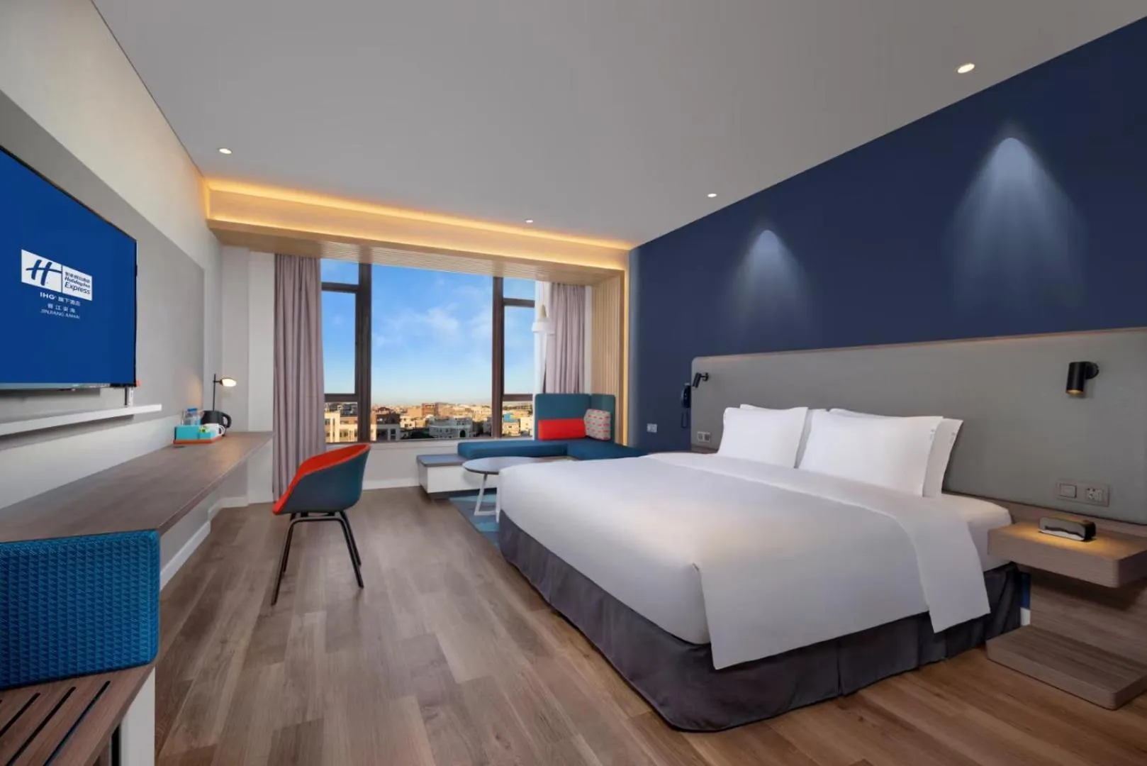 Bed in Holiday Inn Express Hengyang High-tech Zone