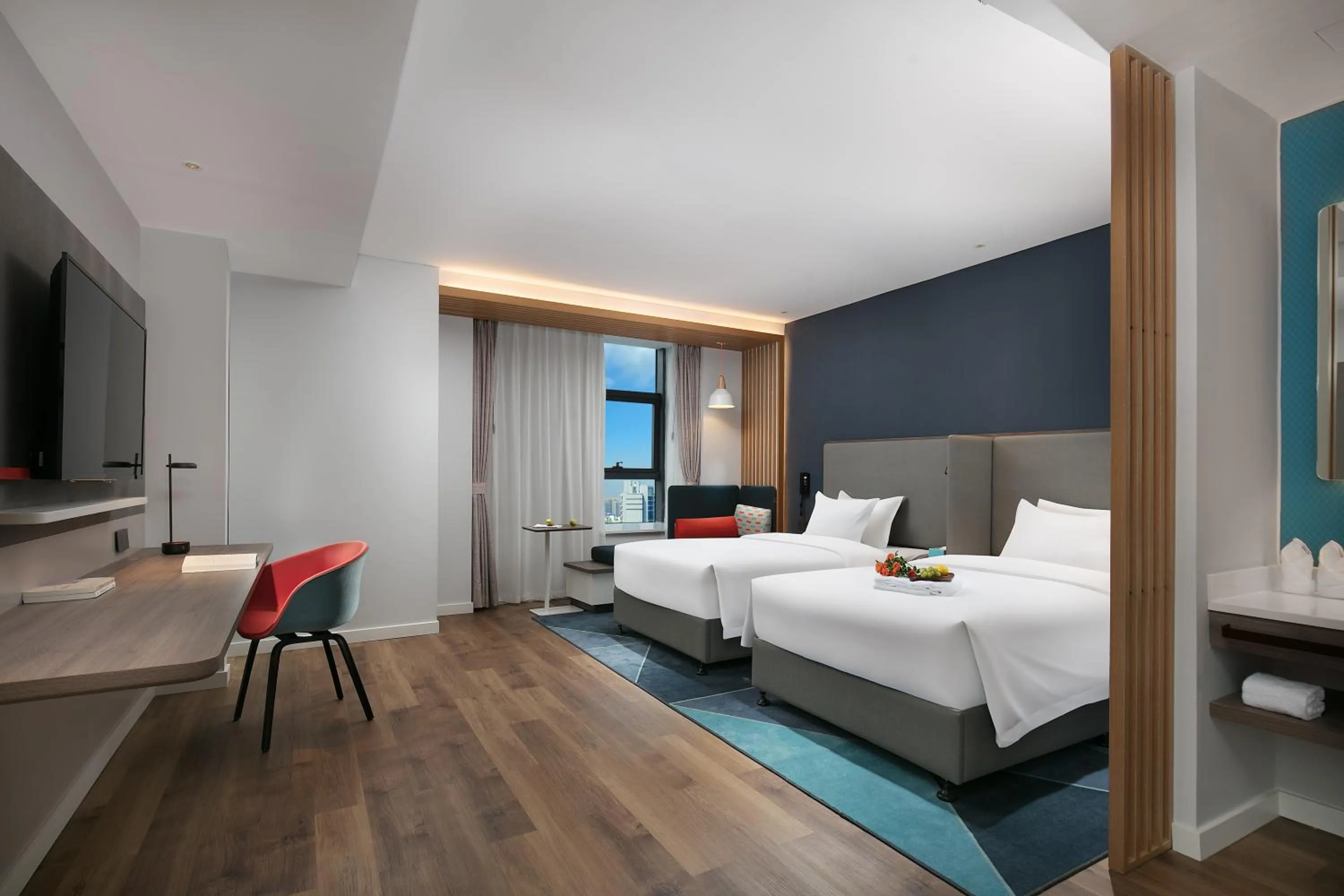 Bed in Holiday Inn Express Hengyang High-tech Zone