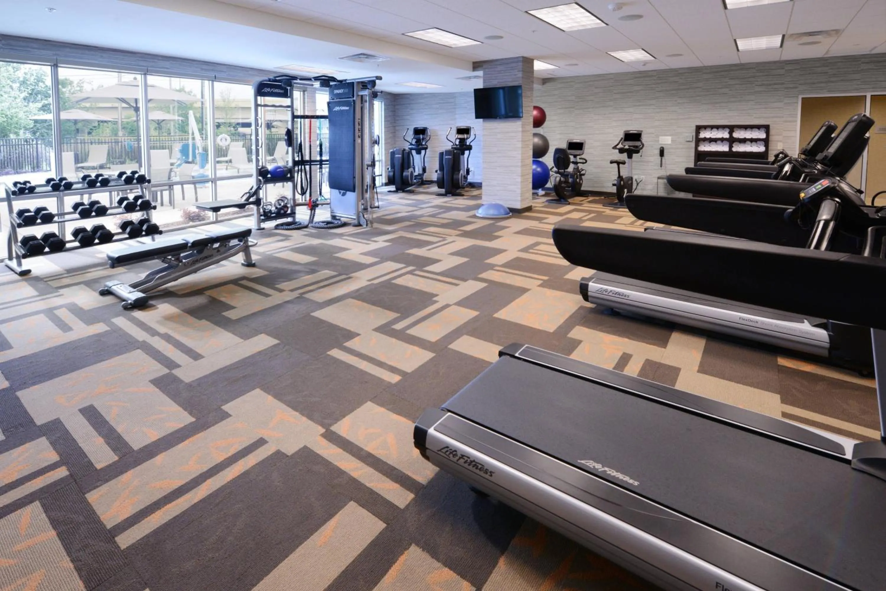 Fitness centre/facilities in Courtyard by Marriott Dallas Plano/The Colony