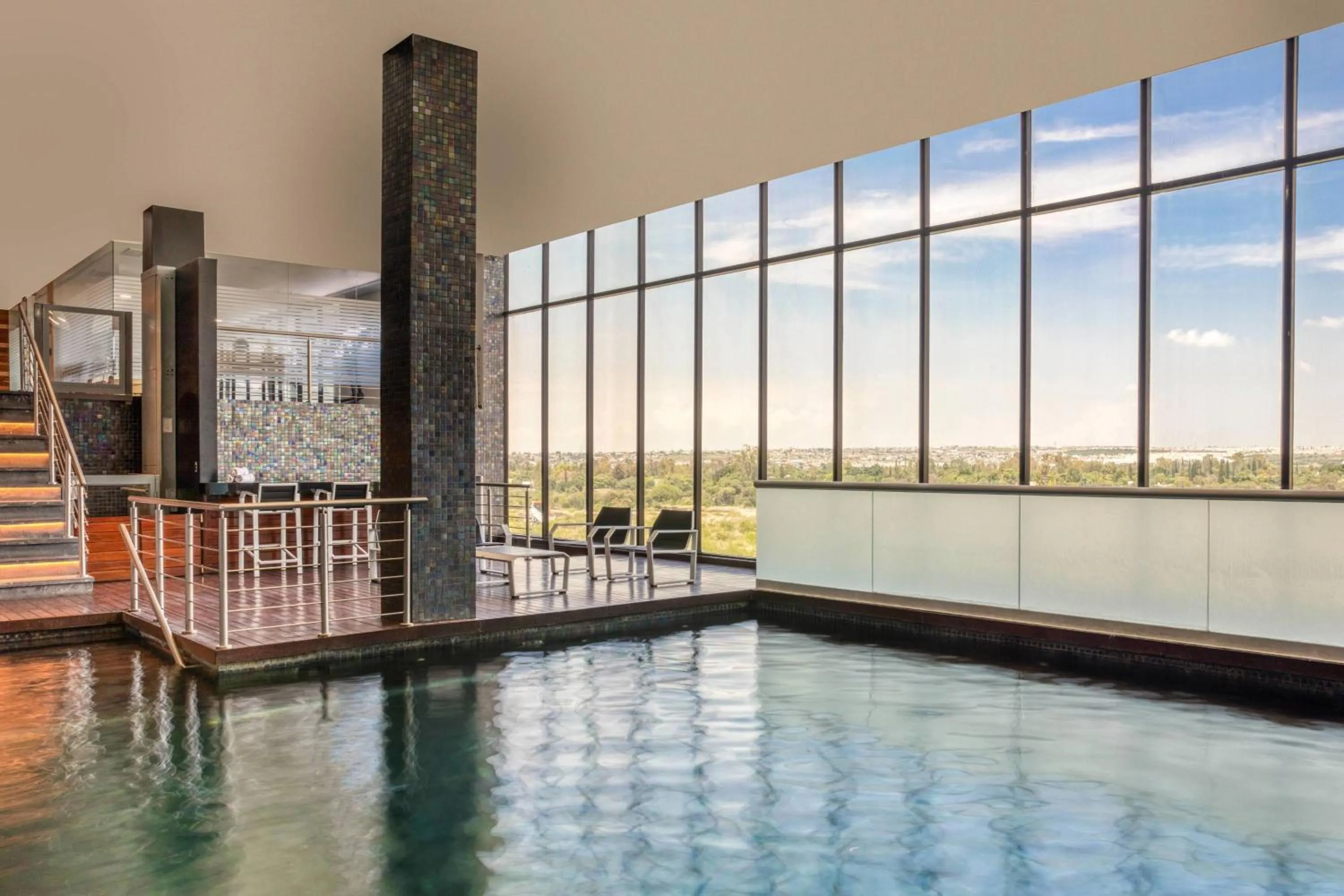 Swimming pool in AC Hotel Queretaro Antea