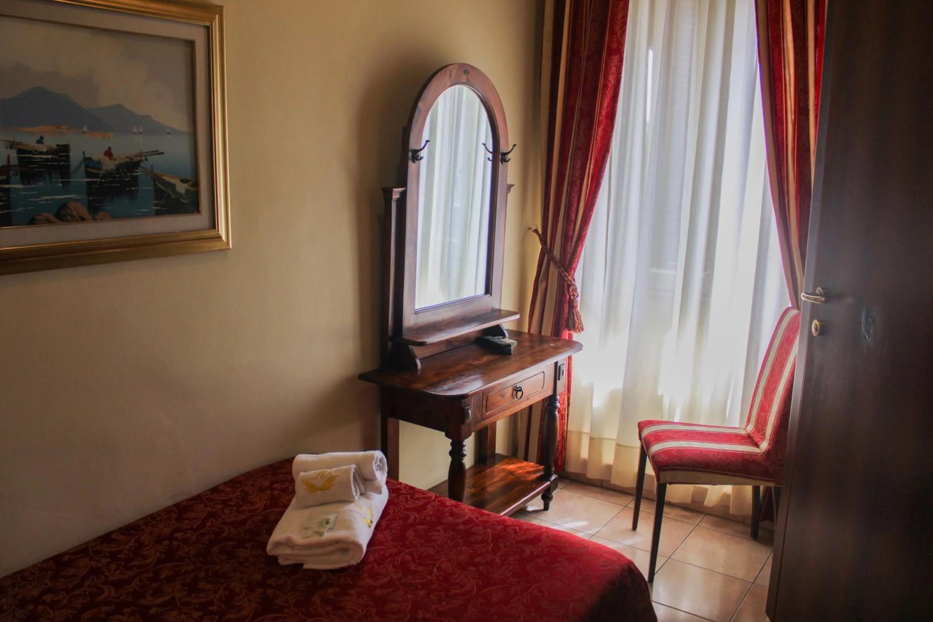 Bed in Hotel Sicilia