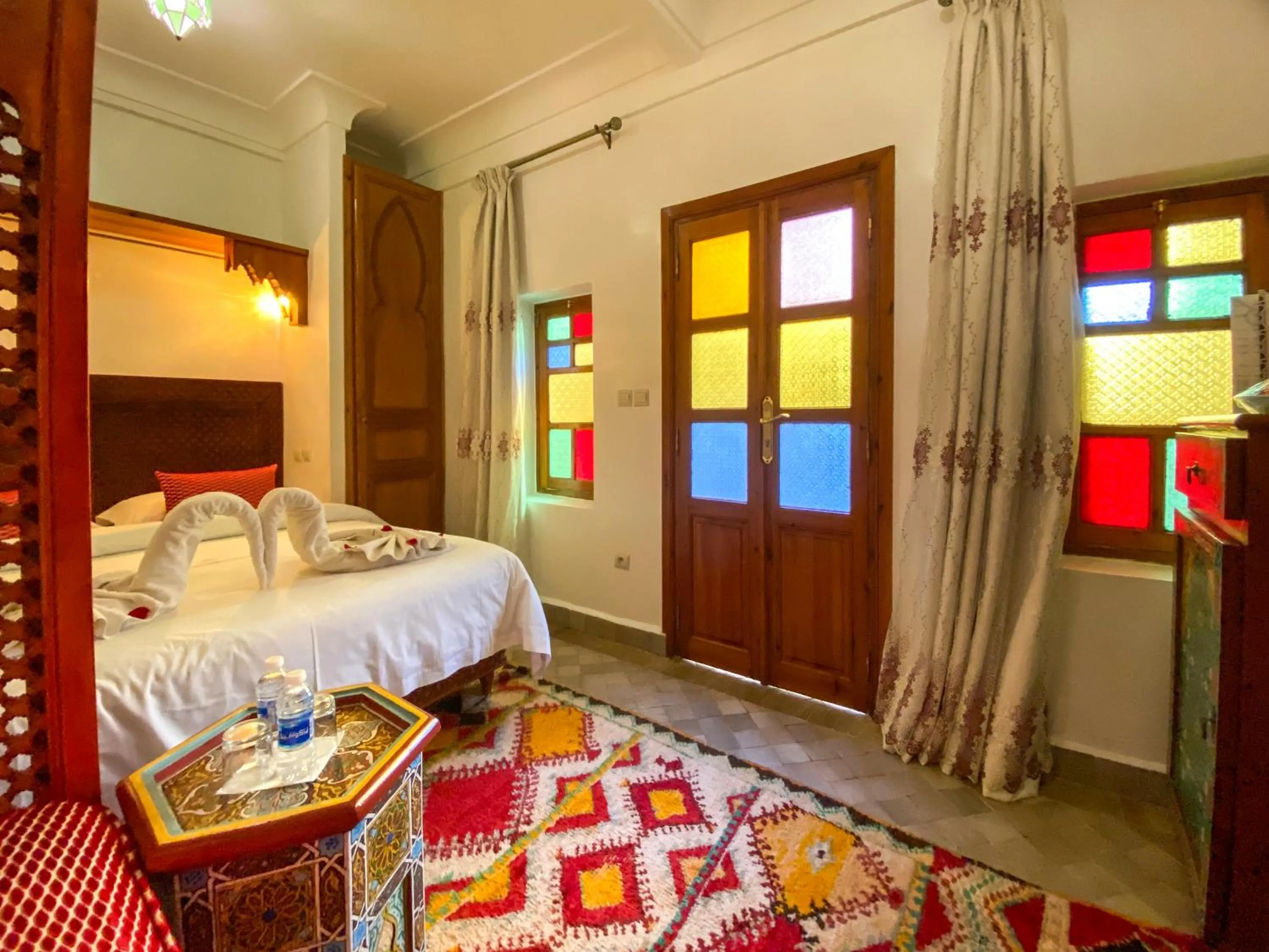 Bed in Riad Matins De Marrakech