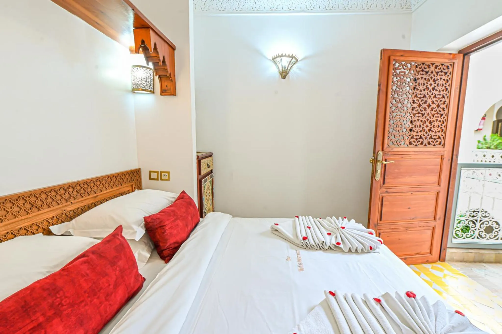 Bedroom, Bed in Riad Matins De Marrakech