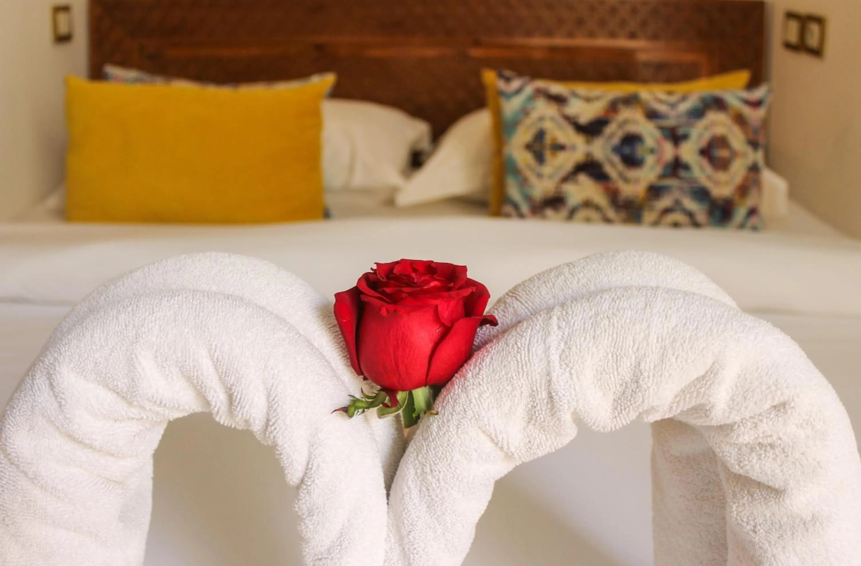 Bed in Riad Matins De Marrakech