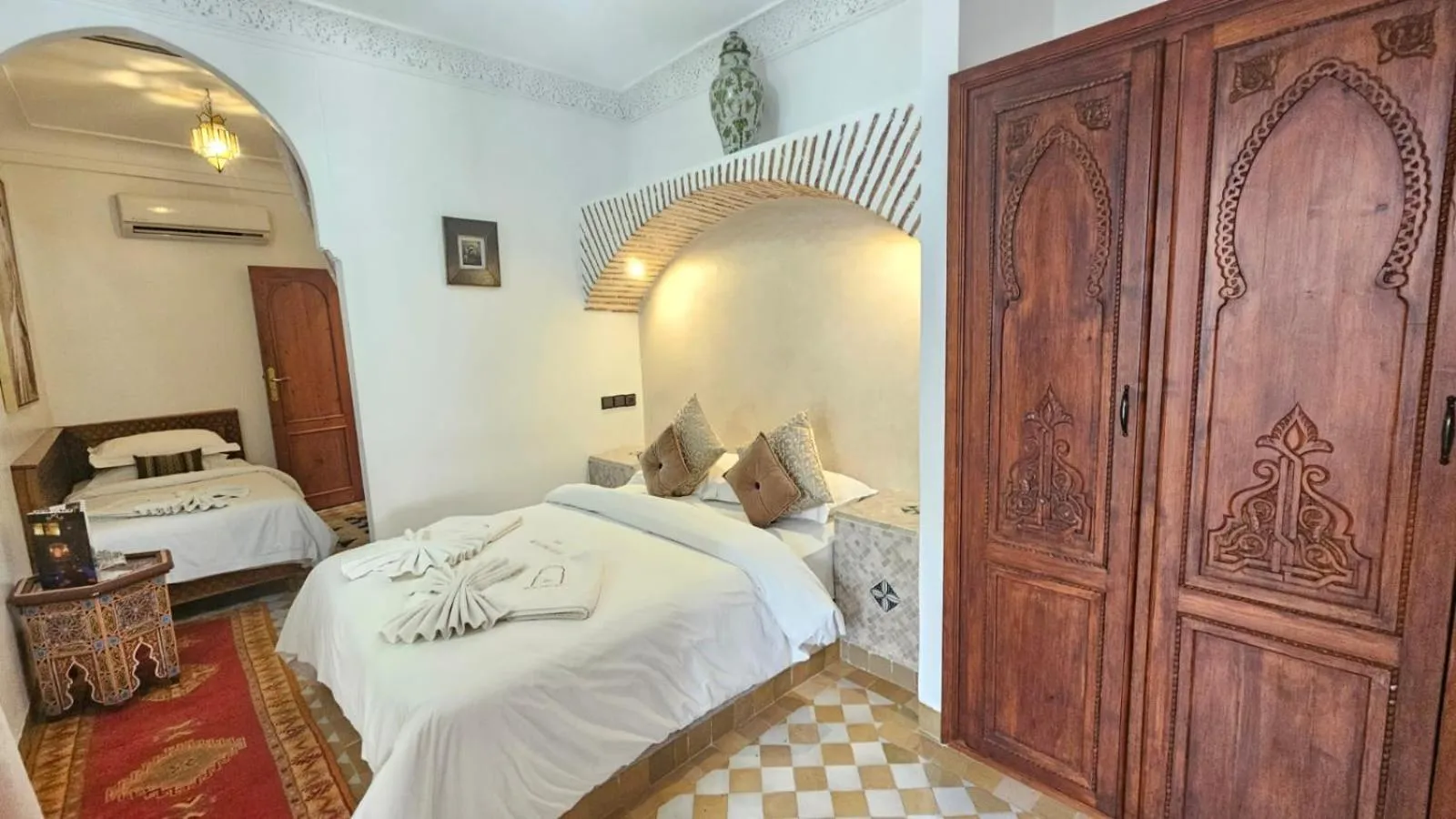 Bedroom, Bed in Riad Matins De Marrakech