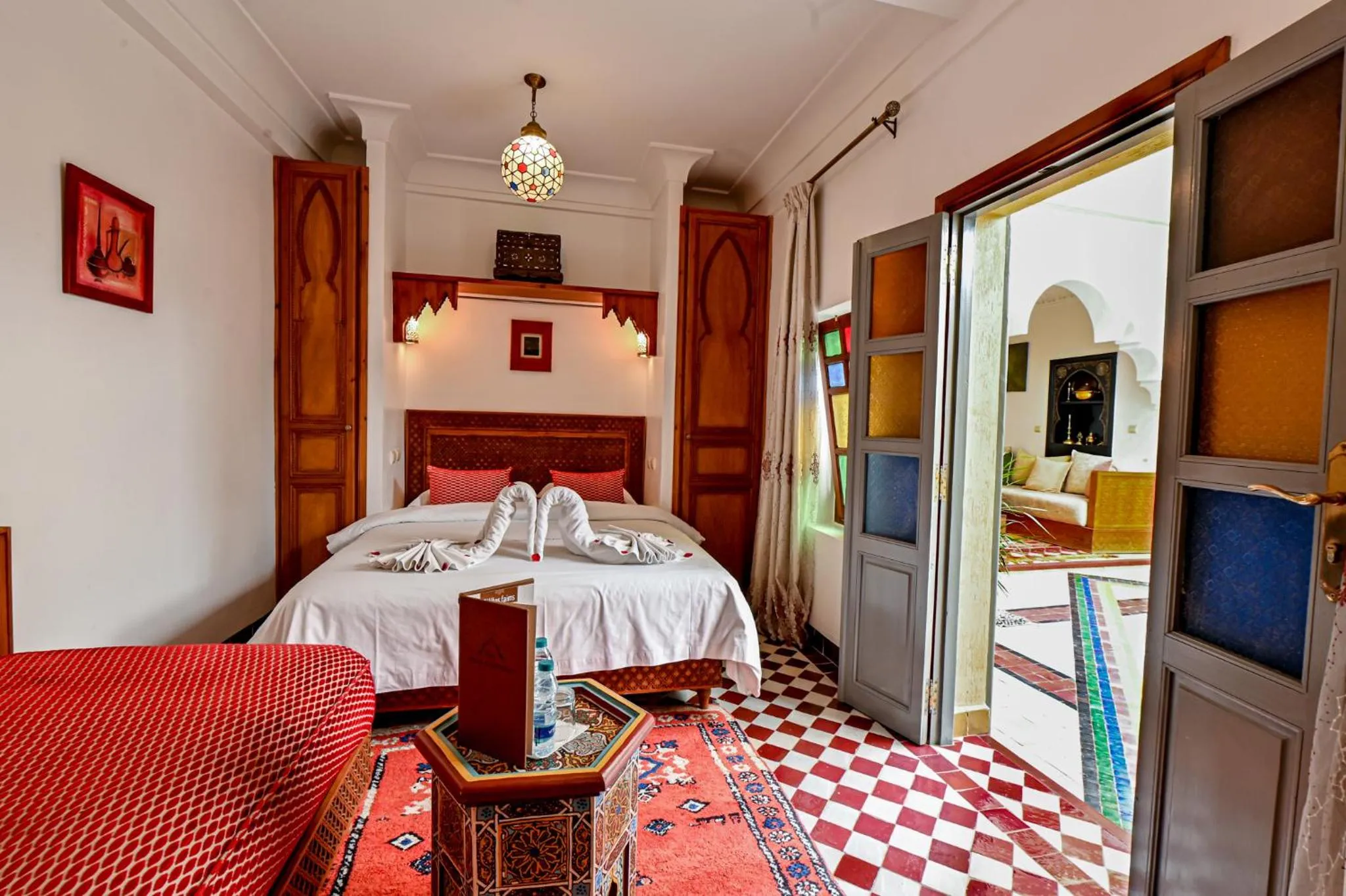 Bedroom, Bed in Riad Matins De Marrakech