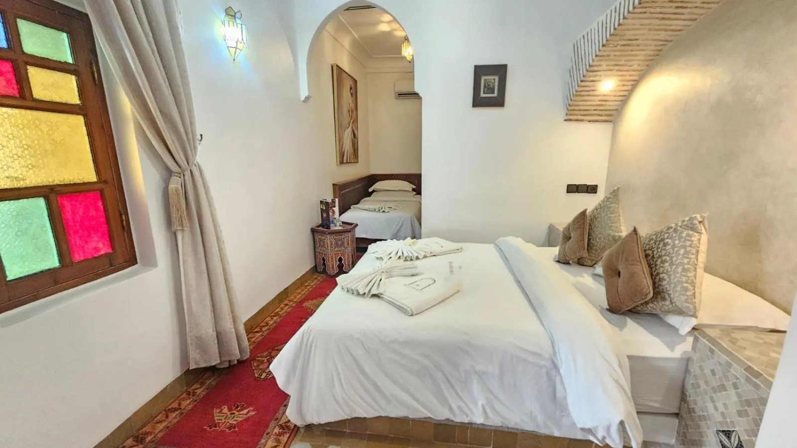 Bed in Riad Matins De Marrakech