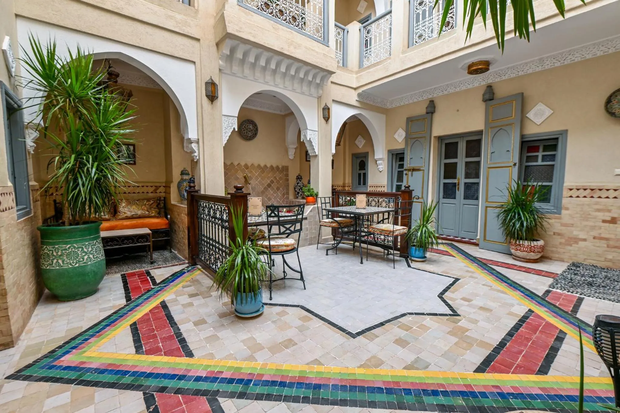Patio in Riad Matins De Marrakech