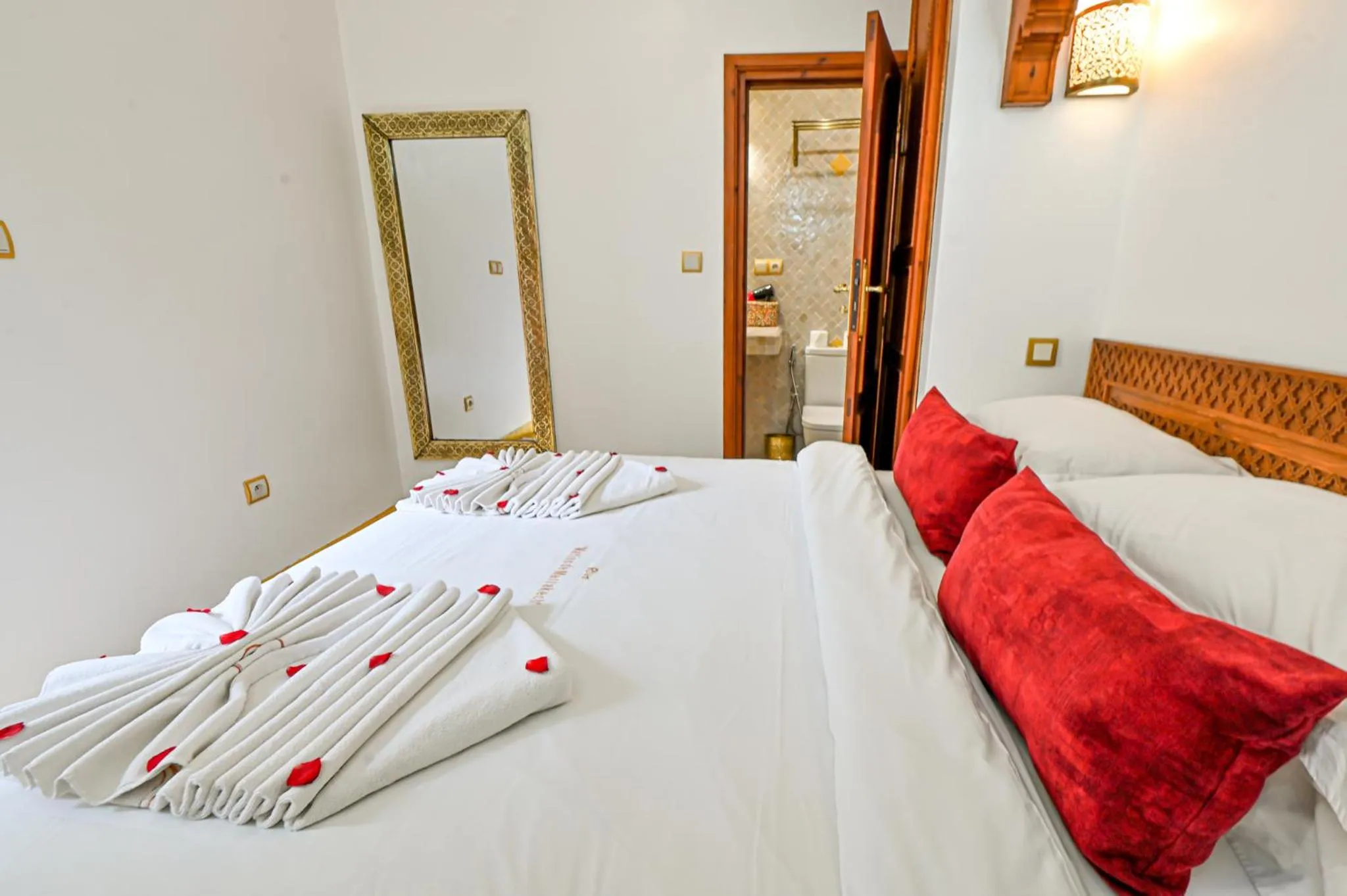 Bedroom, Bed in Riad Matins De Marrakech