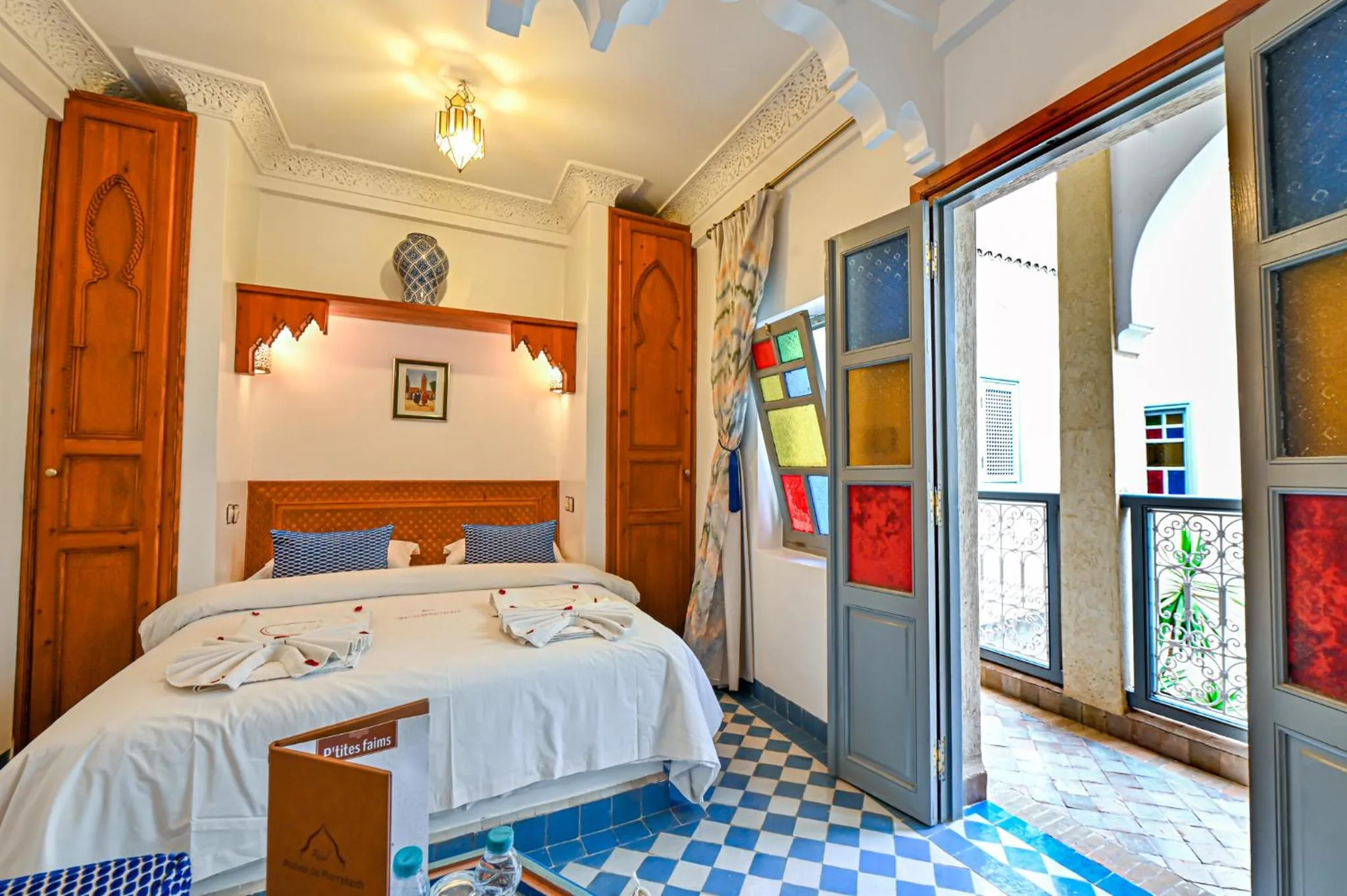 Bedroom, Bed in Riad Matins De Marrakech