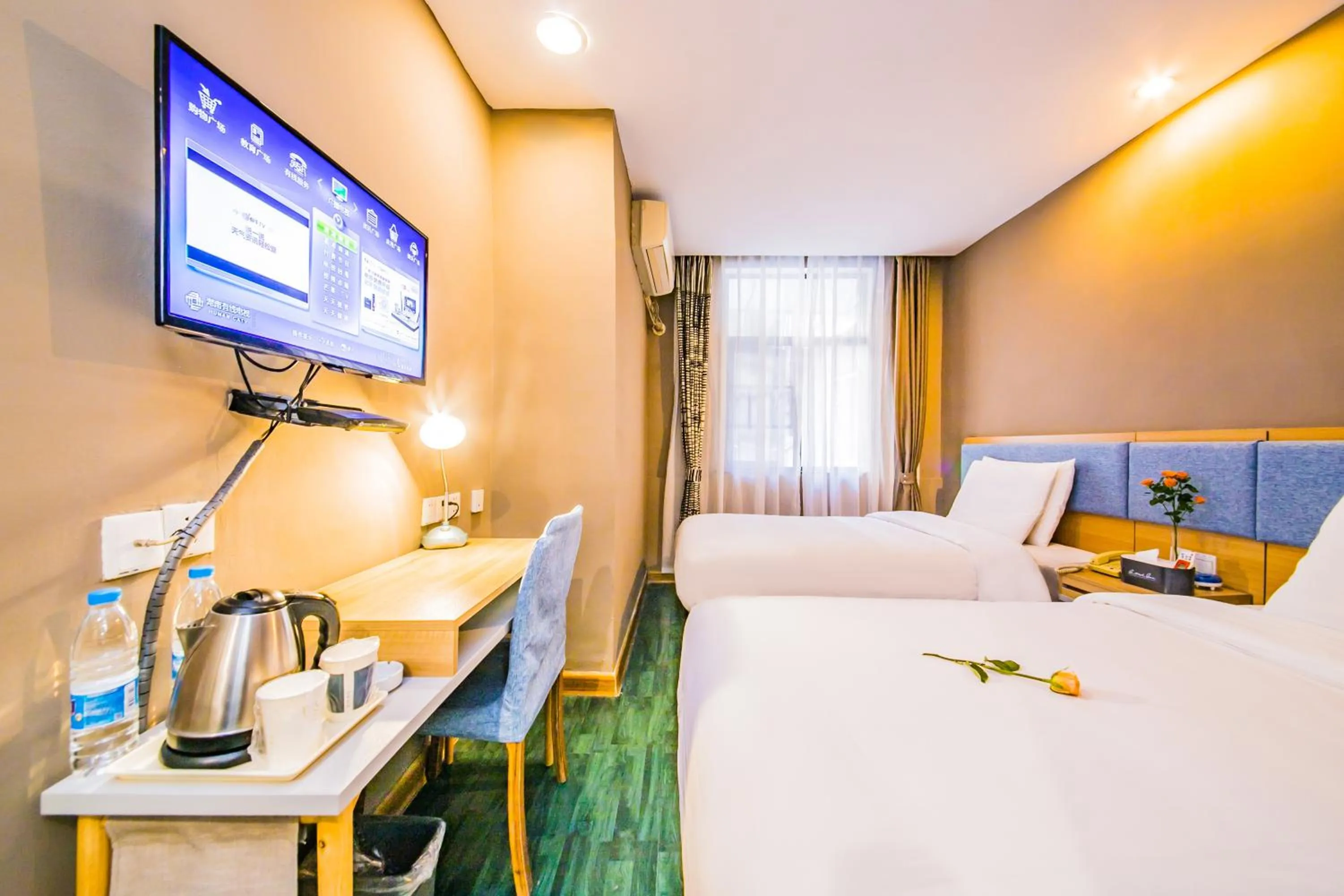 Bed in Home Inn Changsha Railway Station Bayi Road