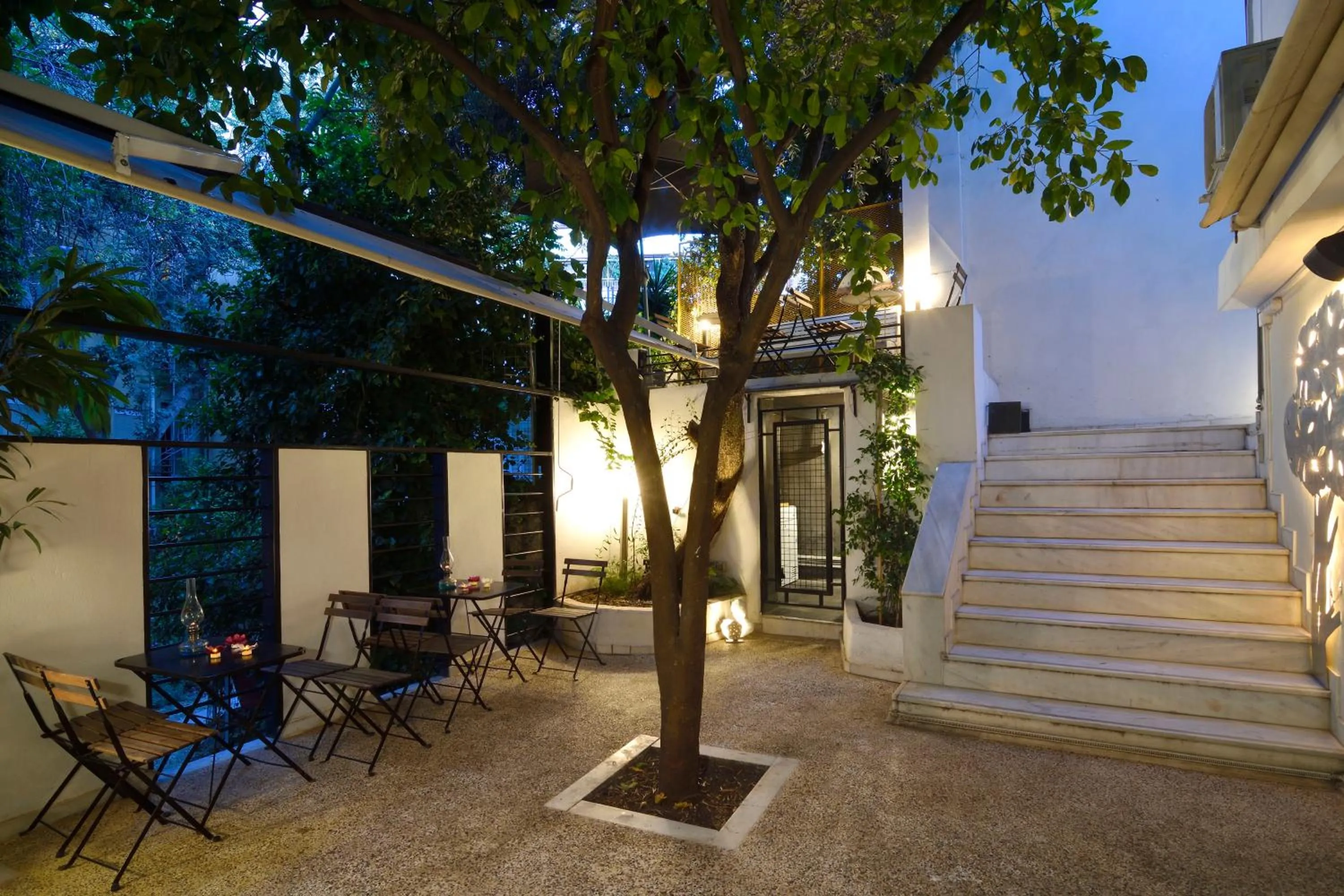 Patio in Athens Green Apartments