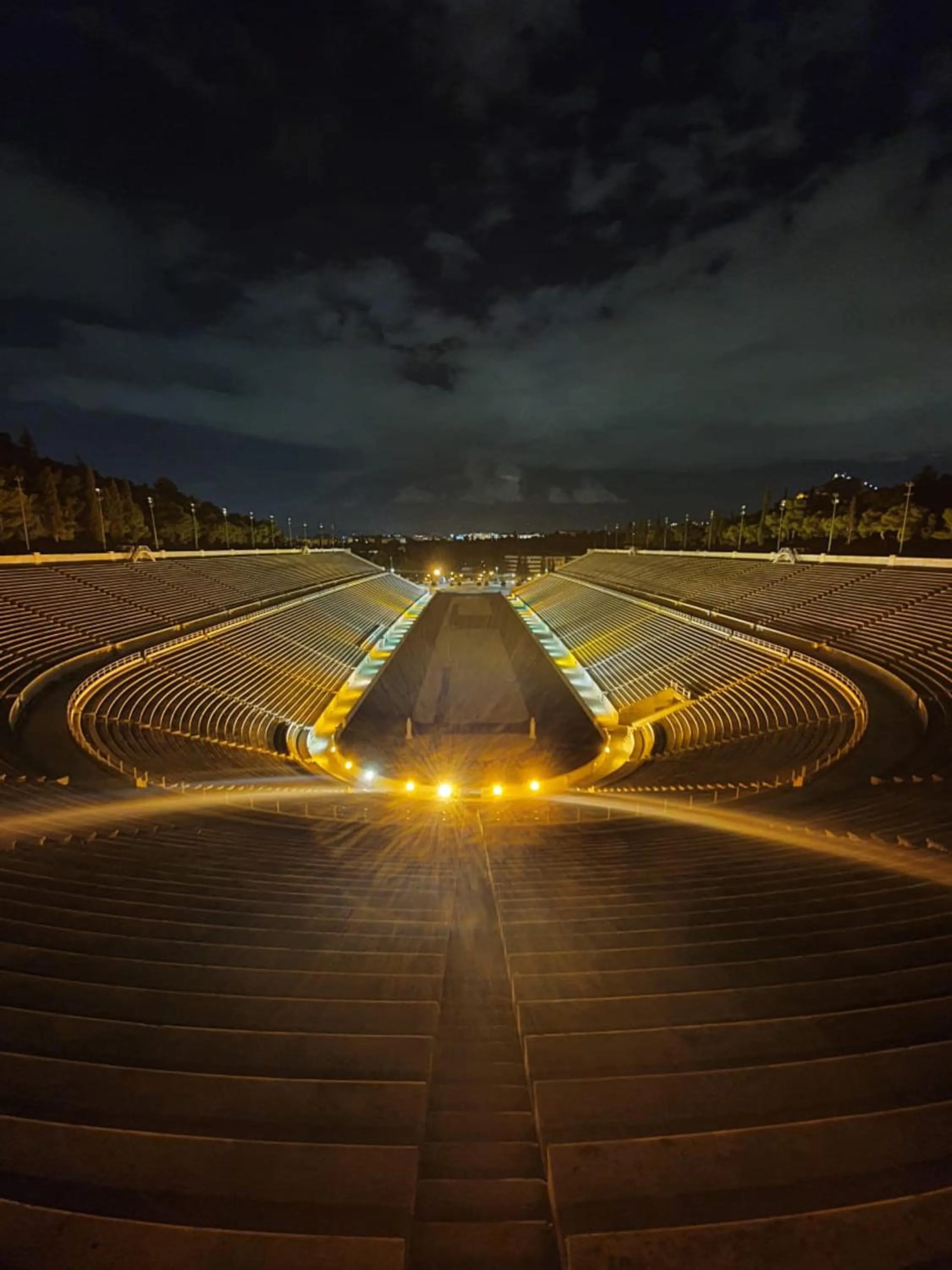 Night in Athens Green Apartments