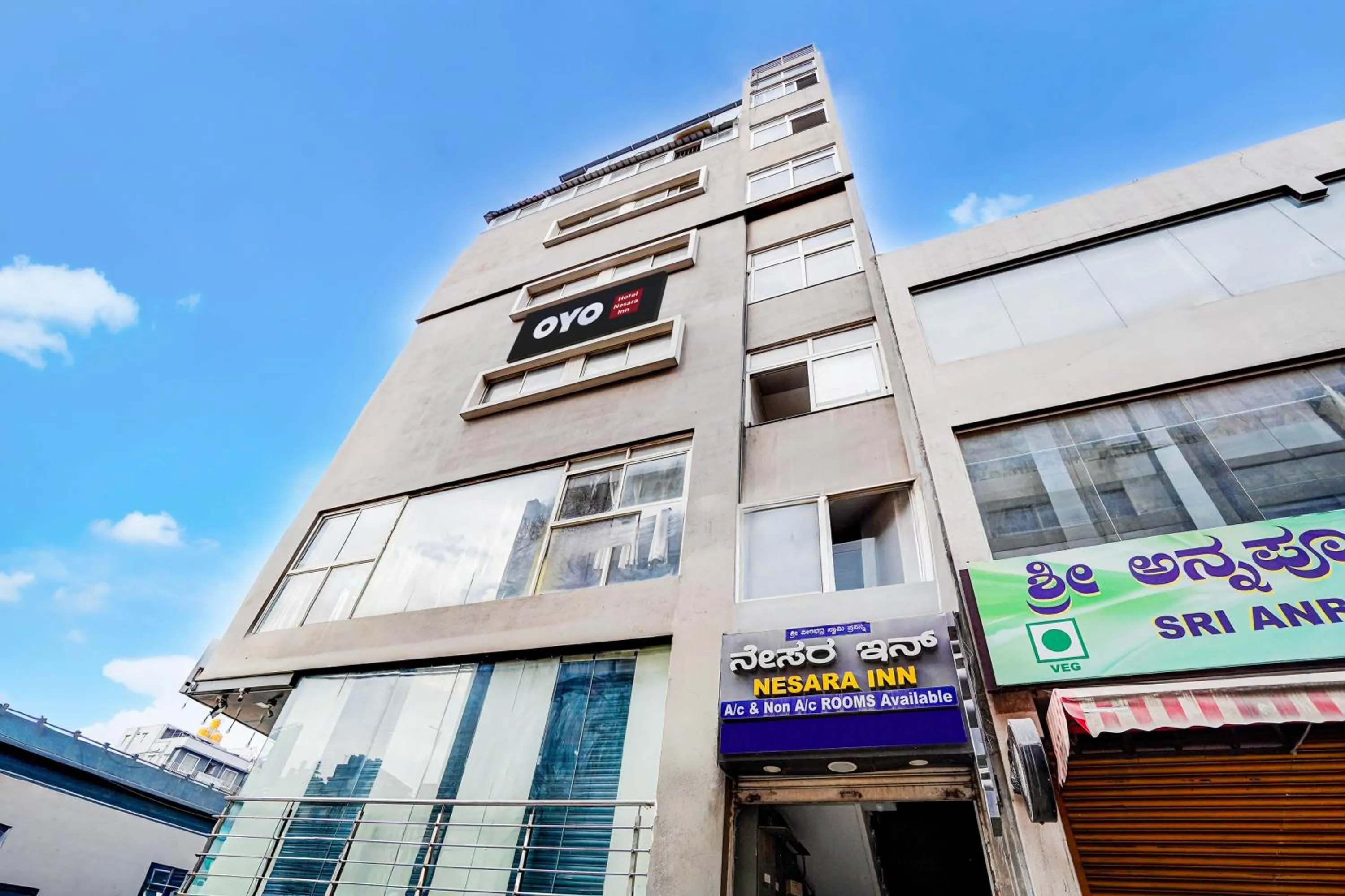 Facade/entrance in Hotel O Nesara Inn