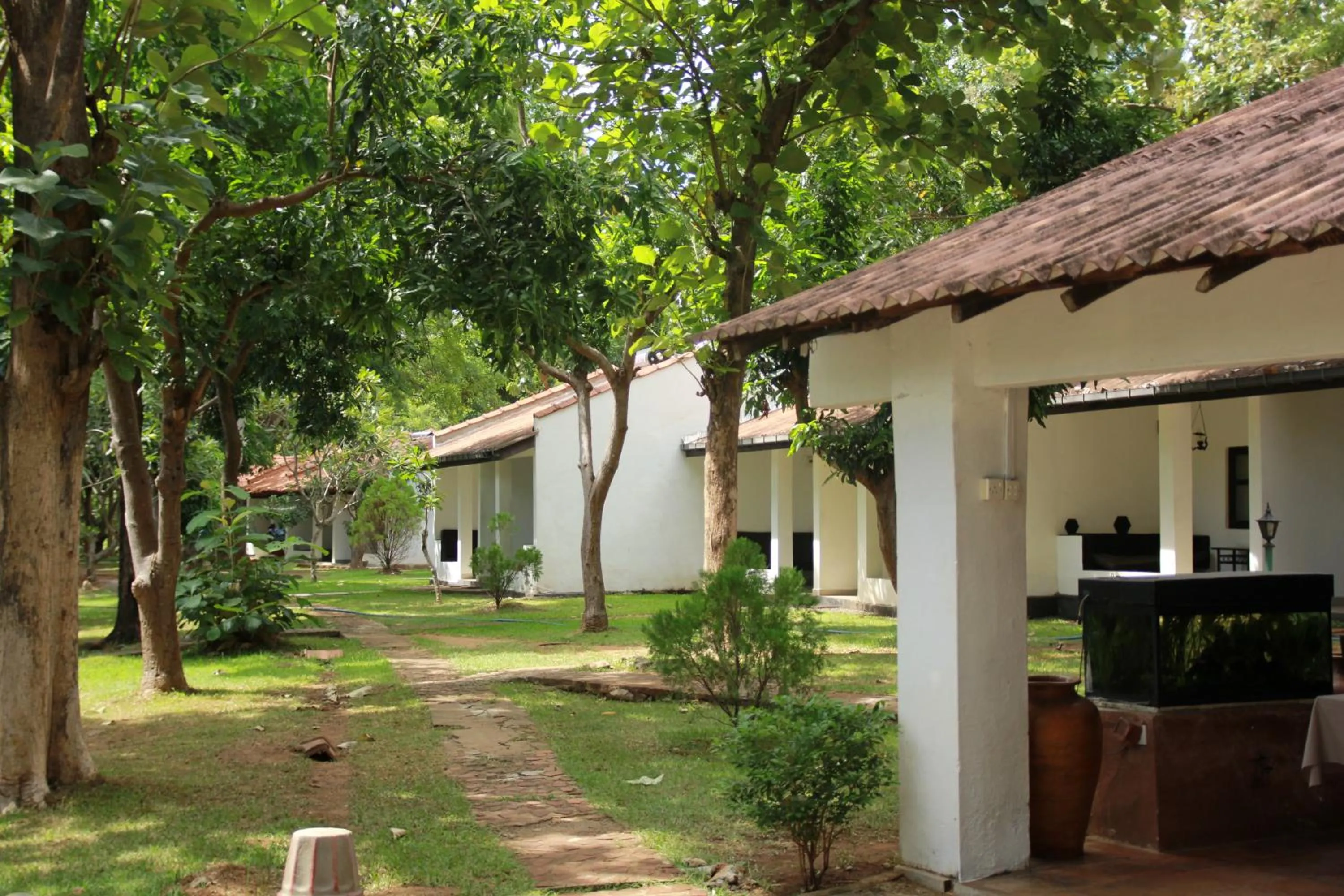 Garden in Dambulu Oya Family Park