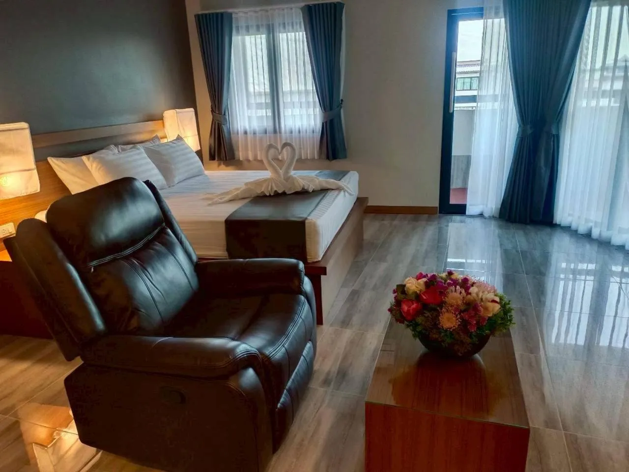 Bed in Buritel Hotel