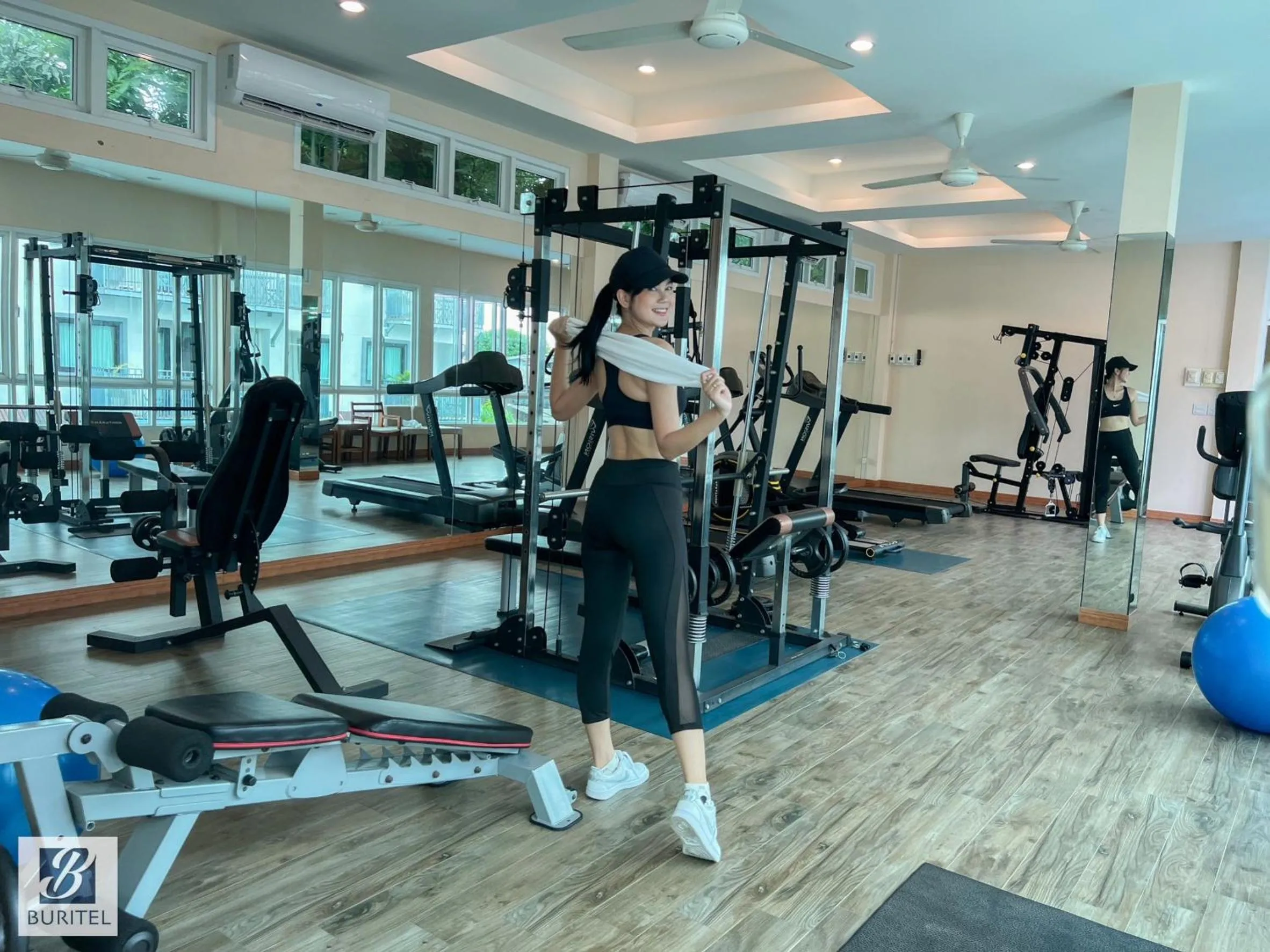 Fitness centre/facilities in Buritel Hotel