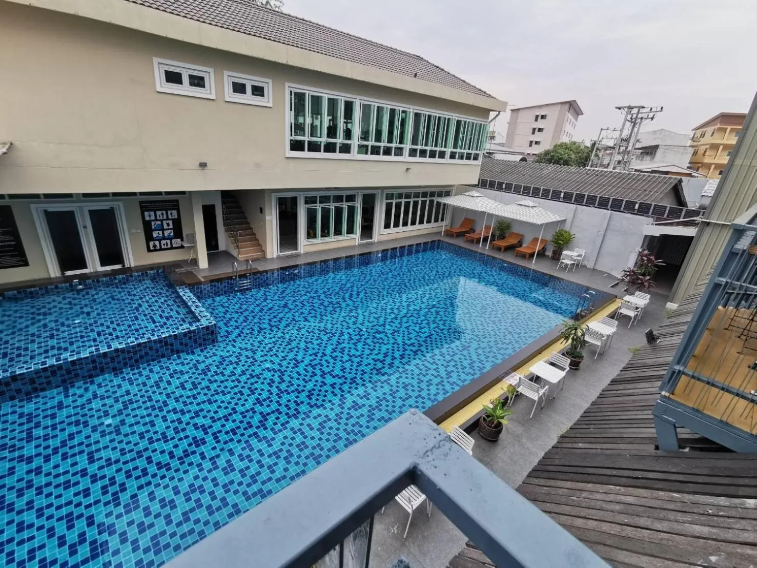 Swimming pool in Buritel Hotel