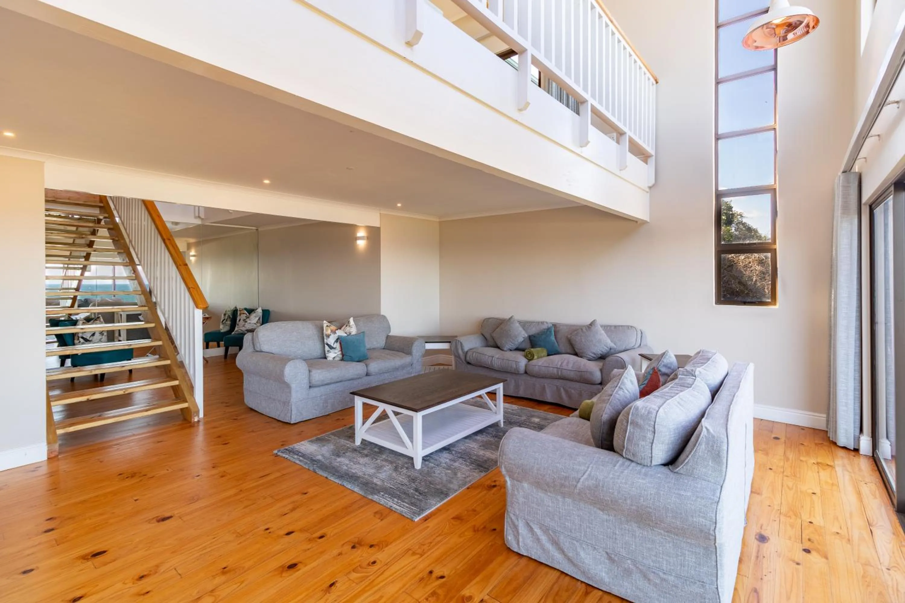 Living room in Boardwalk Lodge – Self-Catering