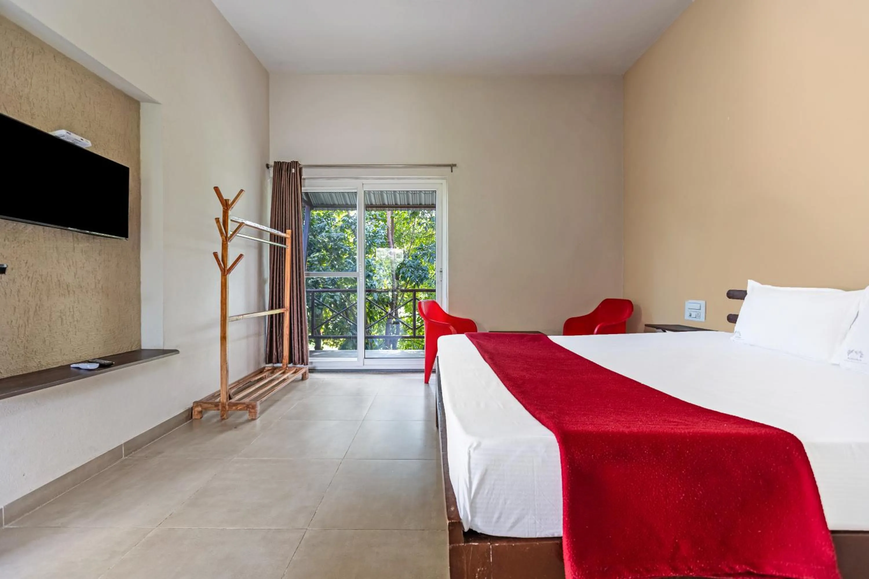 Bed in Nature Trails Ashoka Resorts Hampi