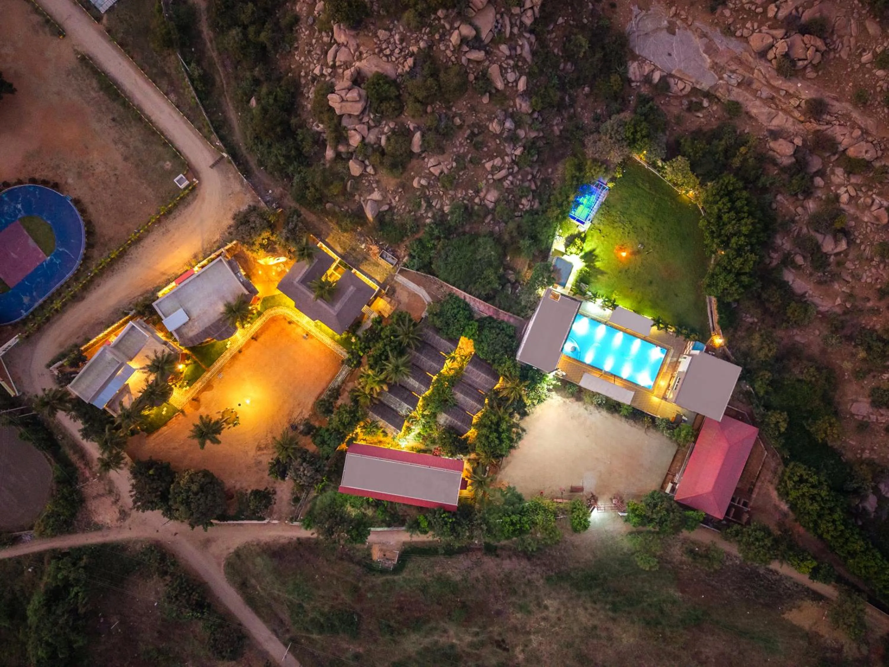 Property building in Nature Trails Ashoka Resorts Hampi