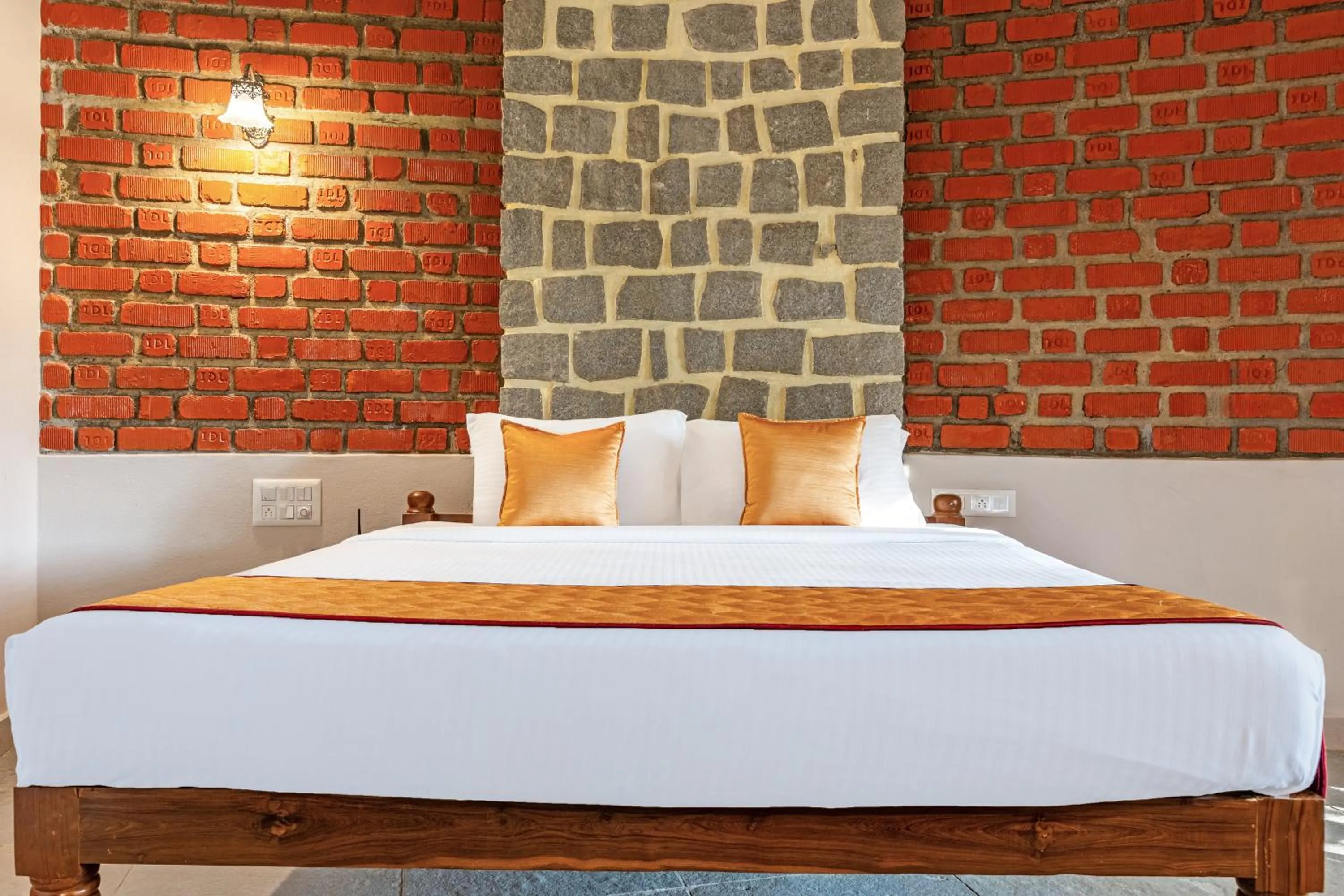 Bed in Nature Trails Ashoka Resorts Hampi