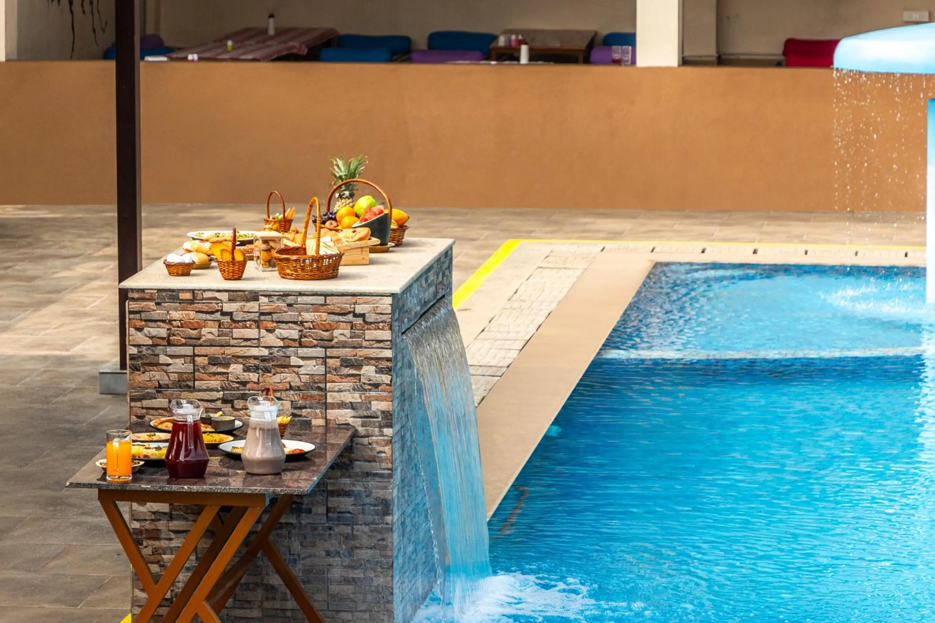 Swimming pool in Nature Trails Ashoka Resorts Hampi