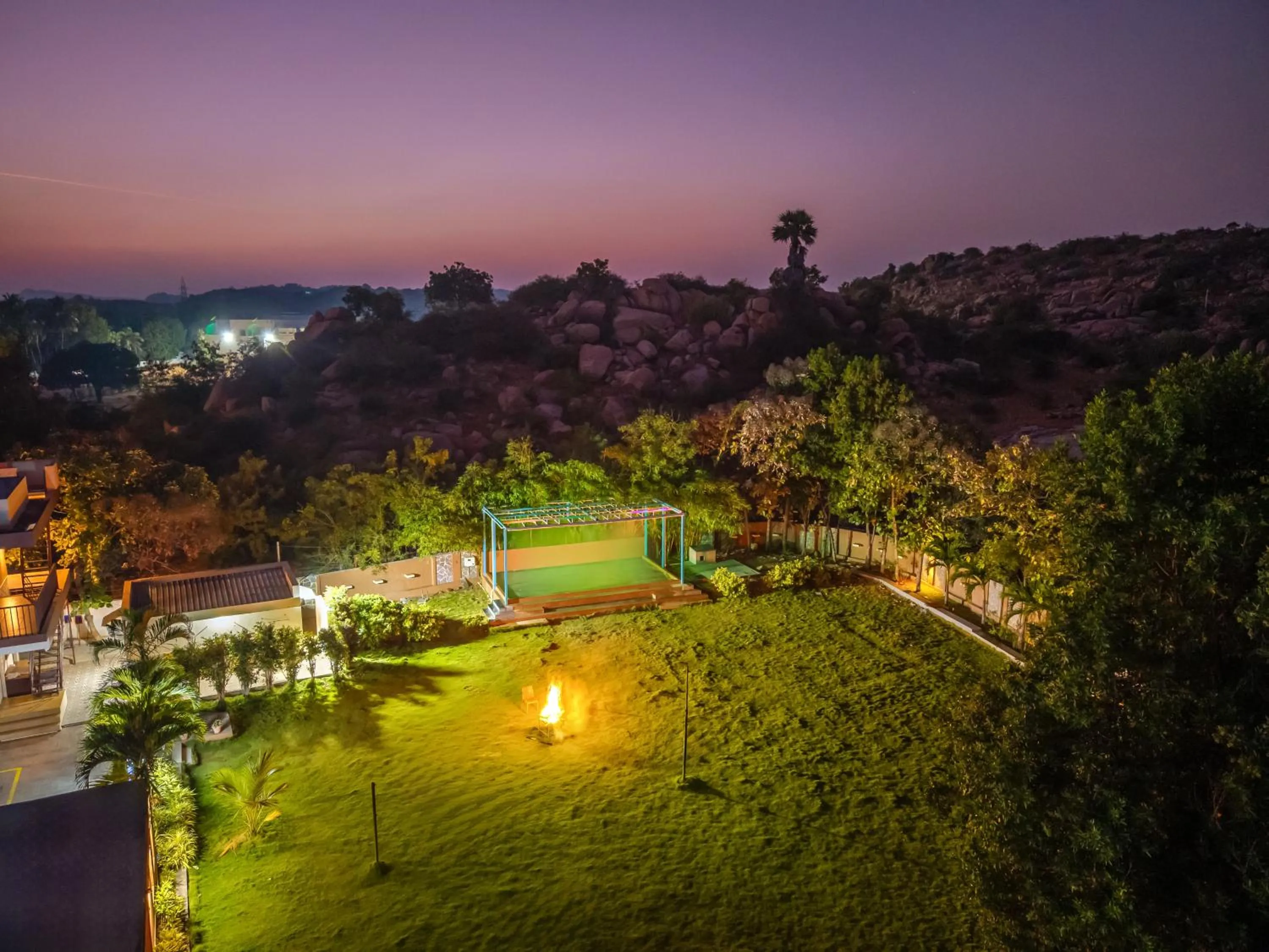 Garden in Nature Trails Ashoka Resorts Hampi