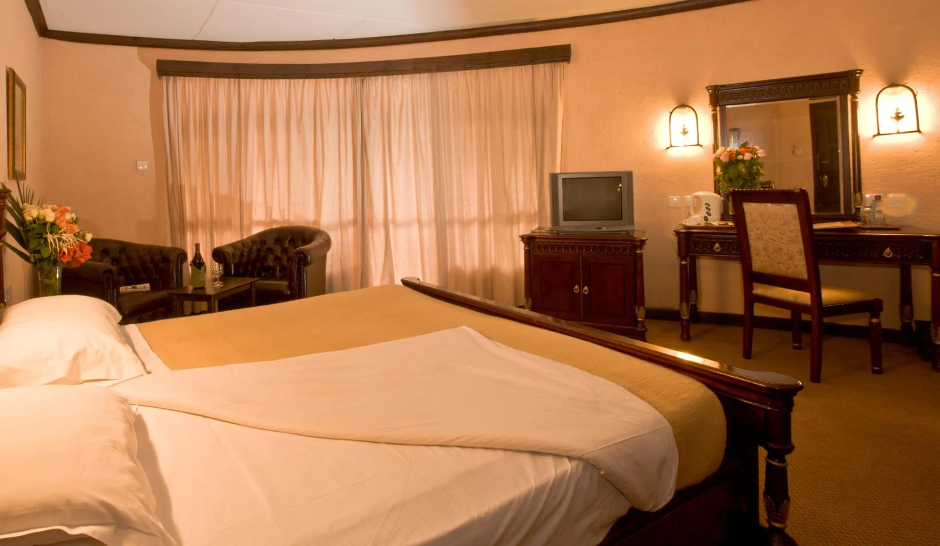 TV and multimedia, Bed in Lake Naivasha Sopa Resort