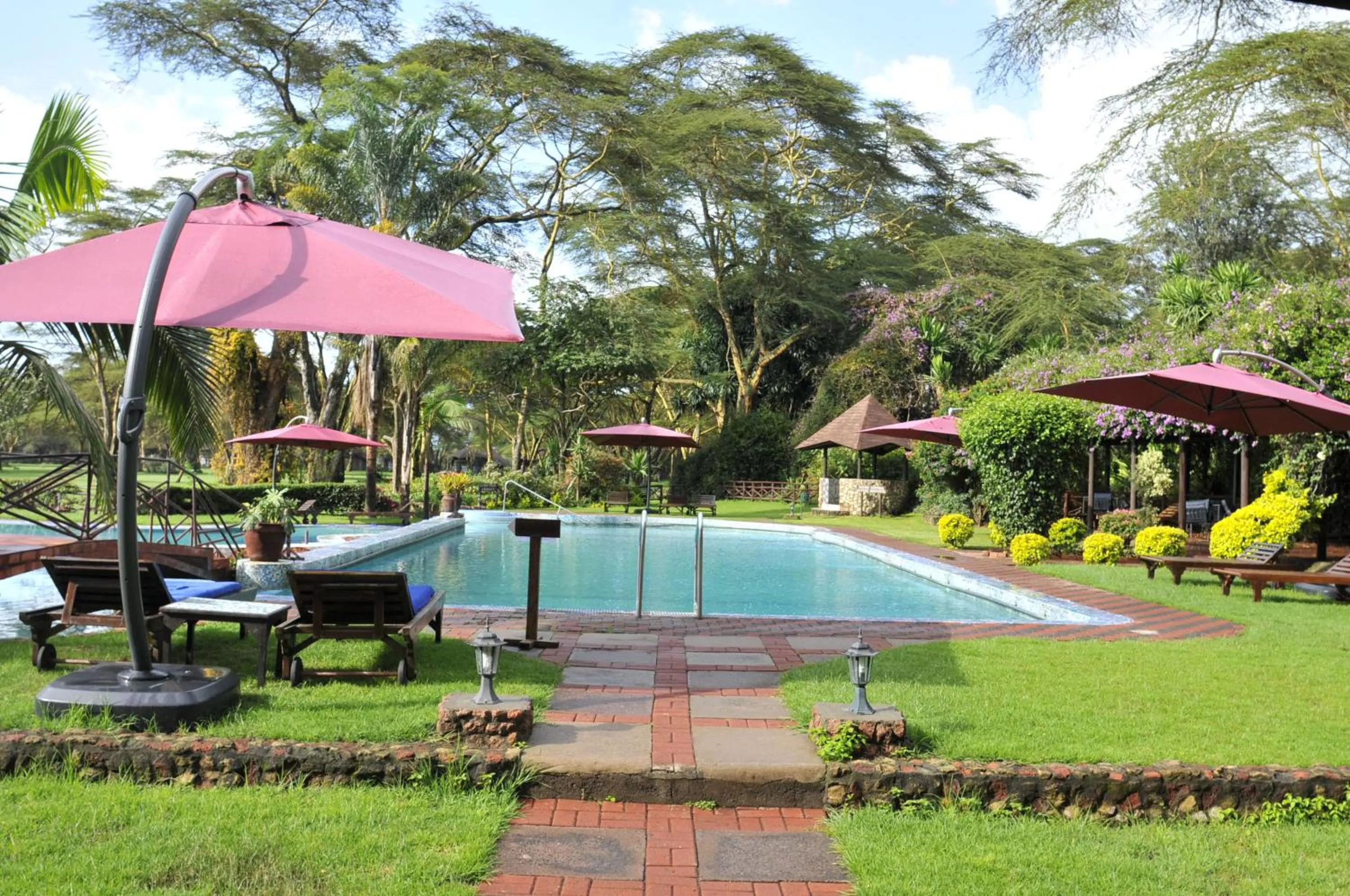 Swimming pool in Lake Naivasha Sopa Resort