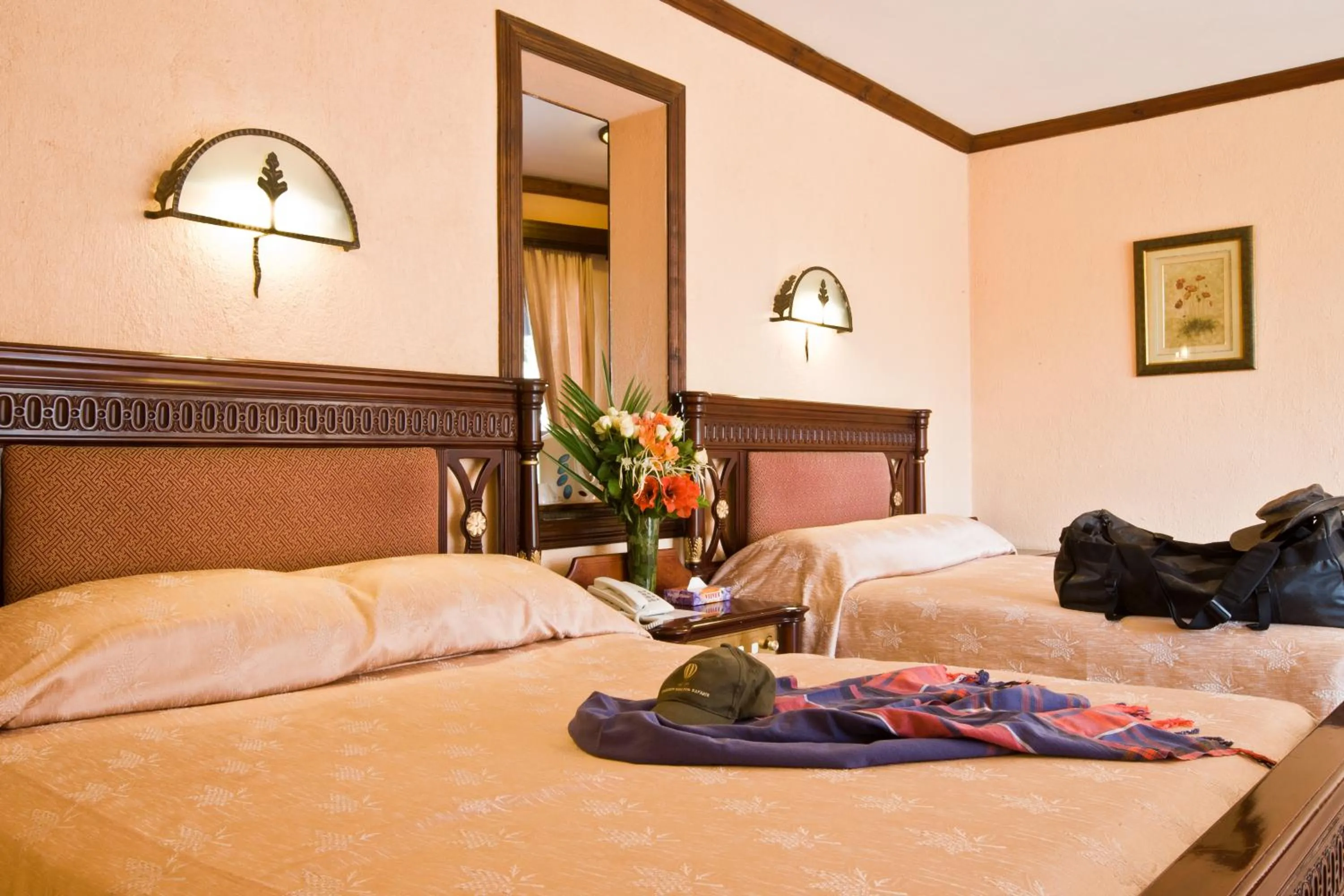 Bed in Lake Naivasha Sopa Resort