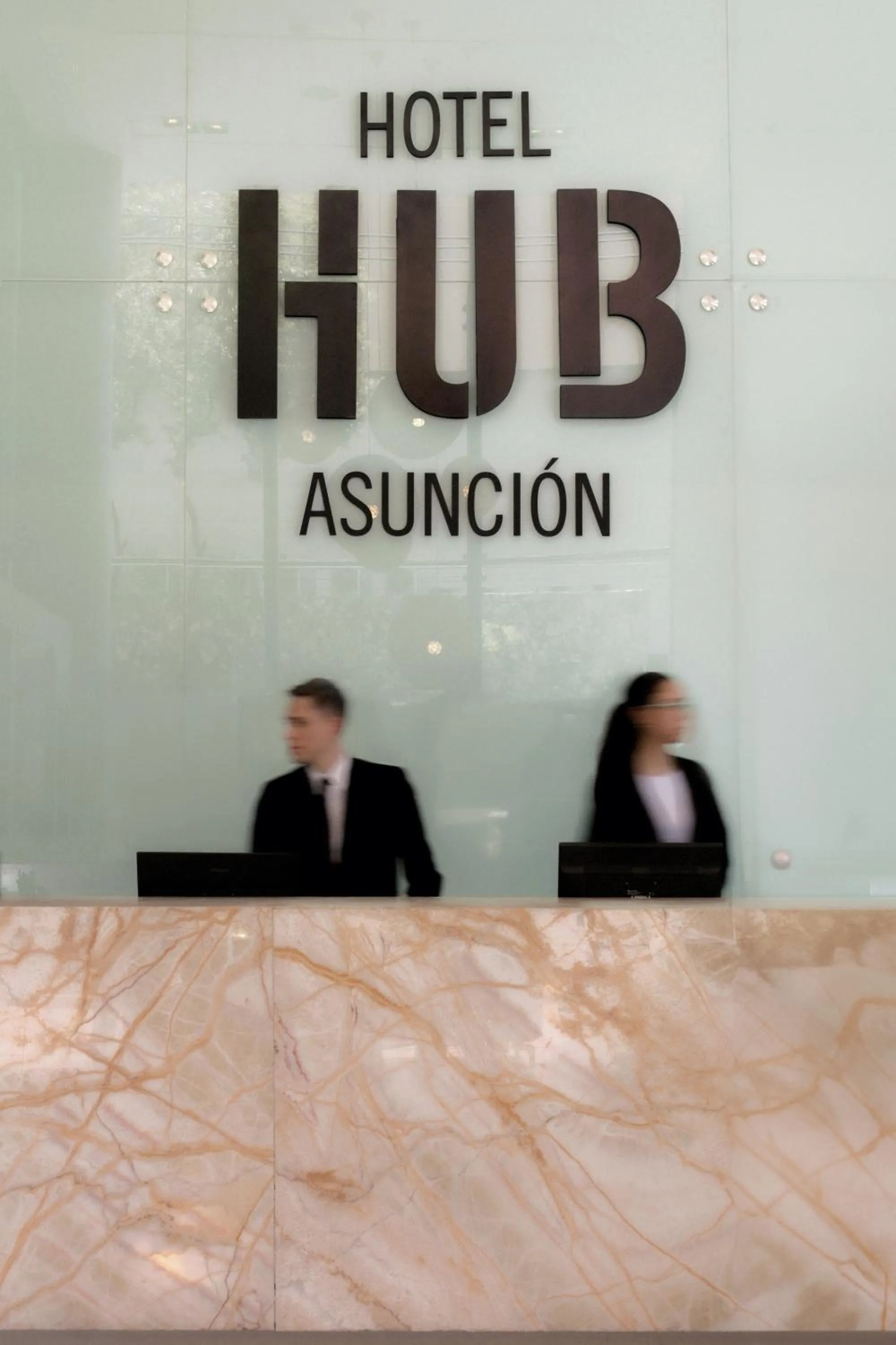 Property logo or sign in Hub Hotel Asuncion