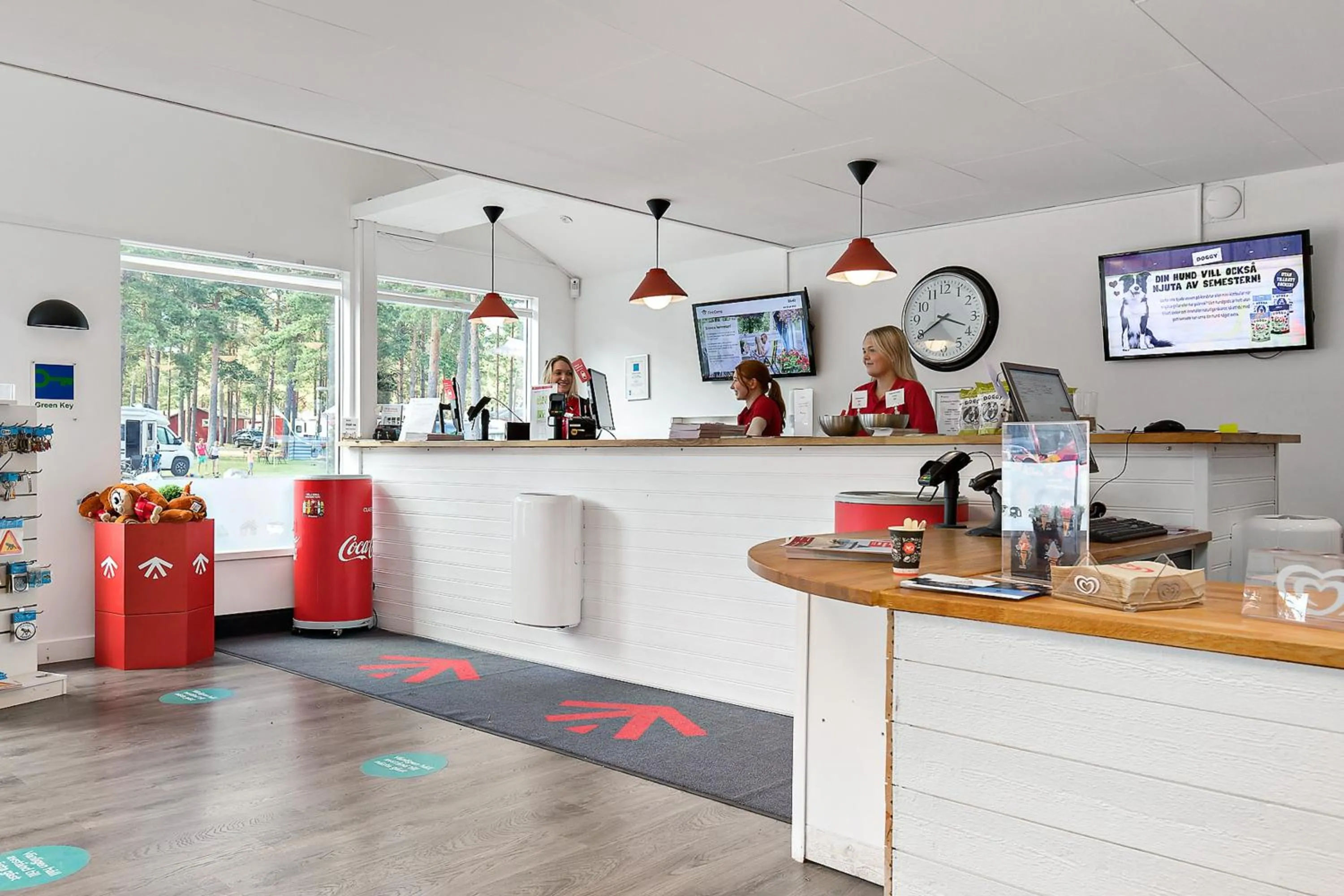 Lobby or reception in First Camp Åhus-Kristianstad