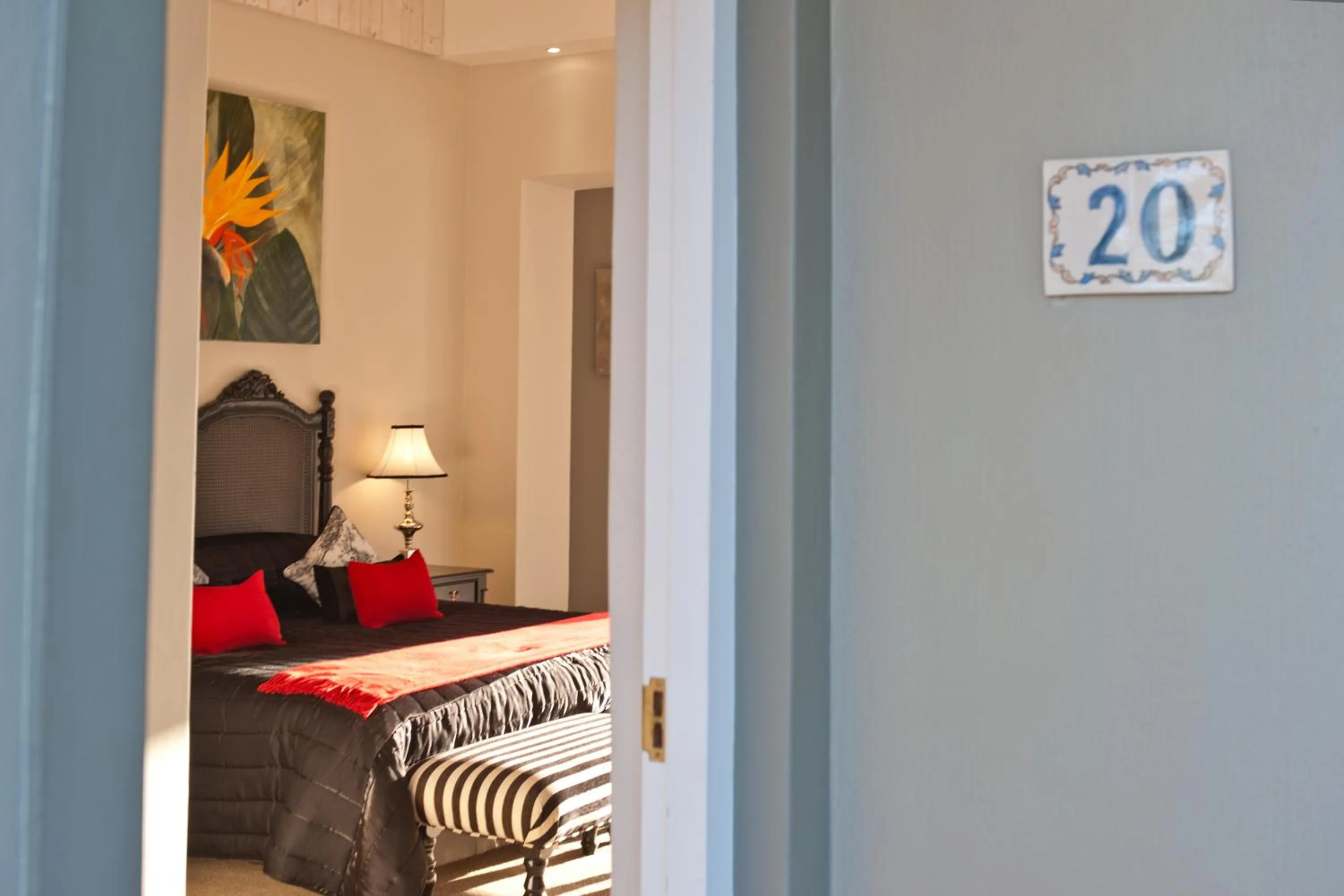 View (from property/room), Bed in Fordoun Hotel and Spa