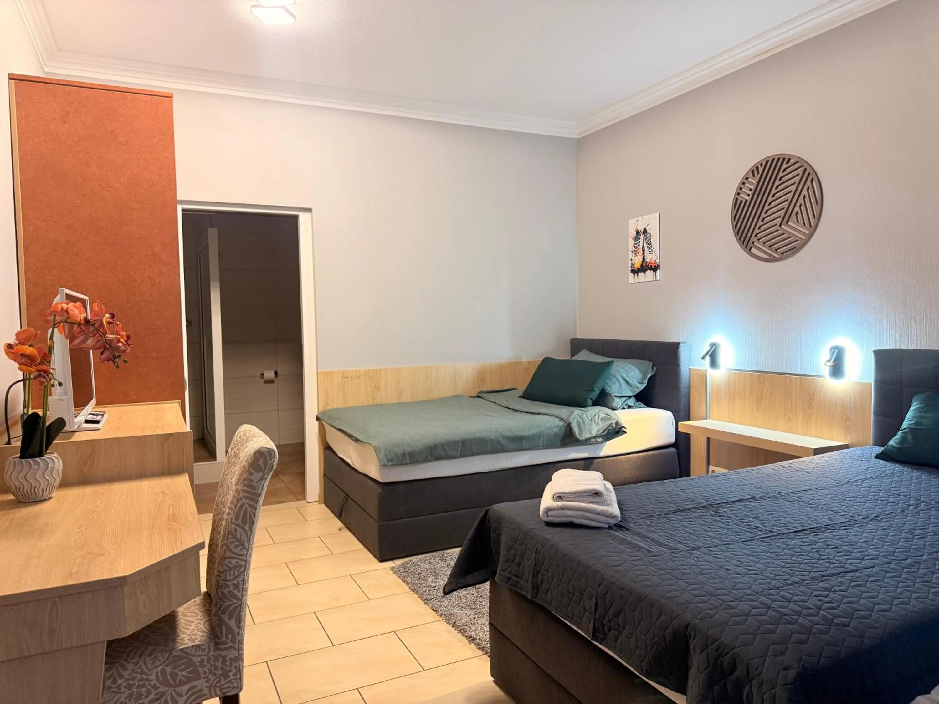 Photo of the whole room, Bed in Sportschule Bitburg - Sportpark-Hotel